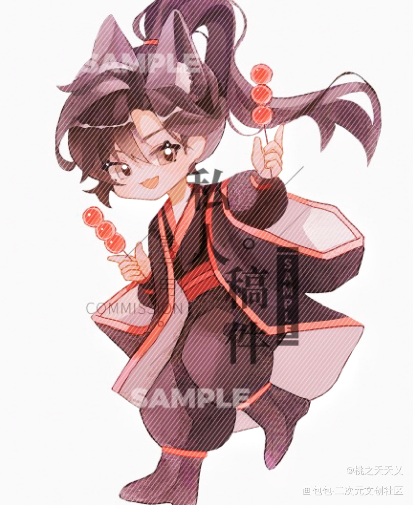 春风无羡_魔道祖师蓝忘机·魔道祖师魏无羡·魔道祖师绘画作品