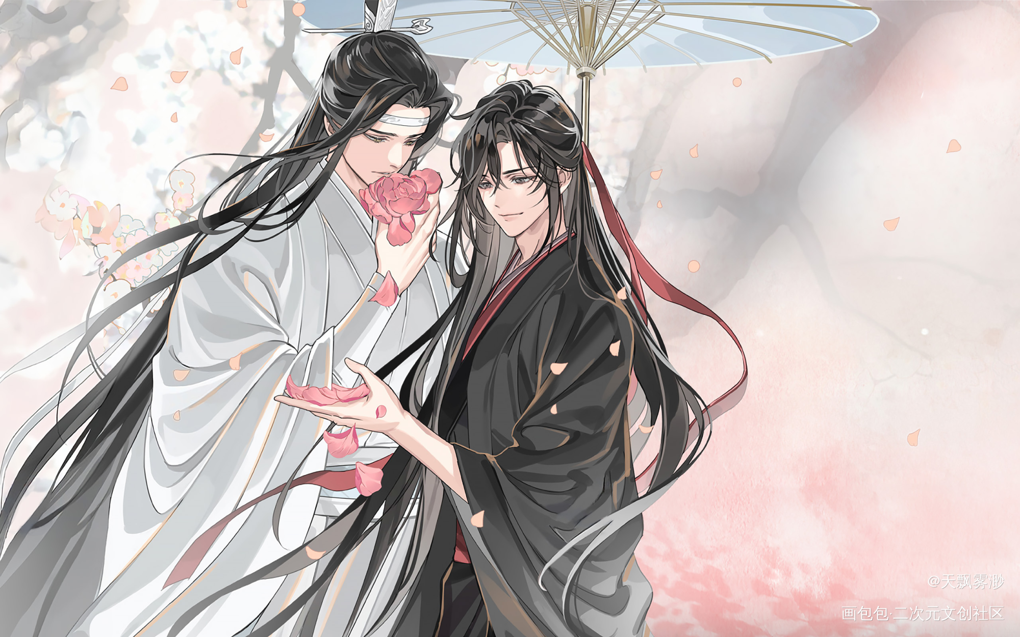 _魔道祖师向全世界安利忘羡漫画二次元绘画作品