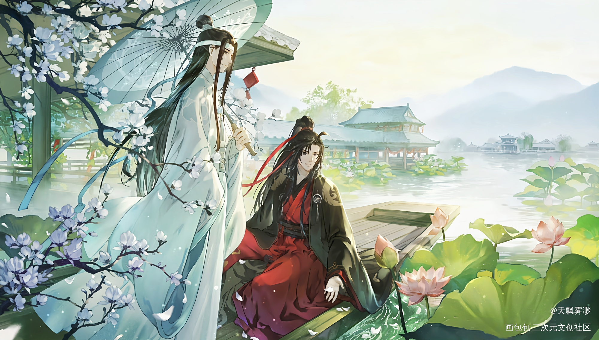 _魔道祖师向全世界安利忘羡漫画二次元绘画作品