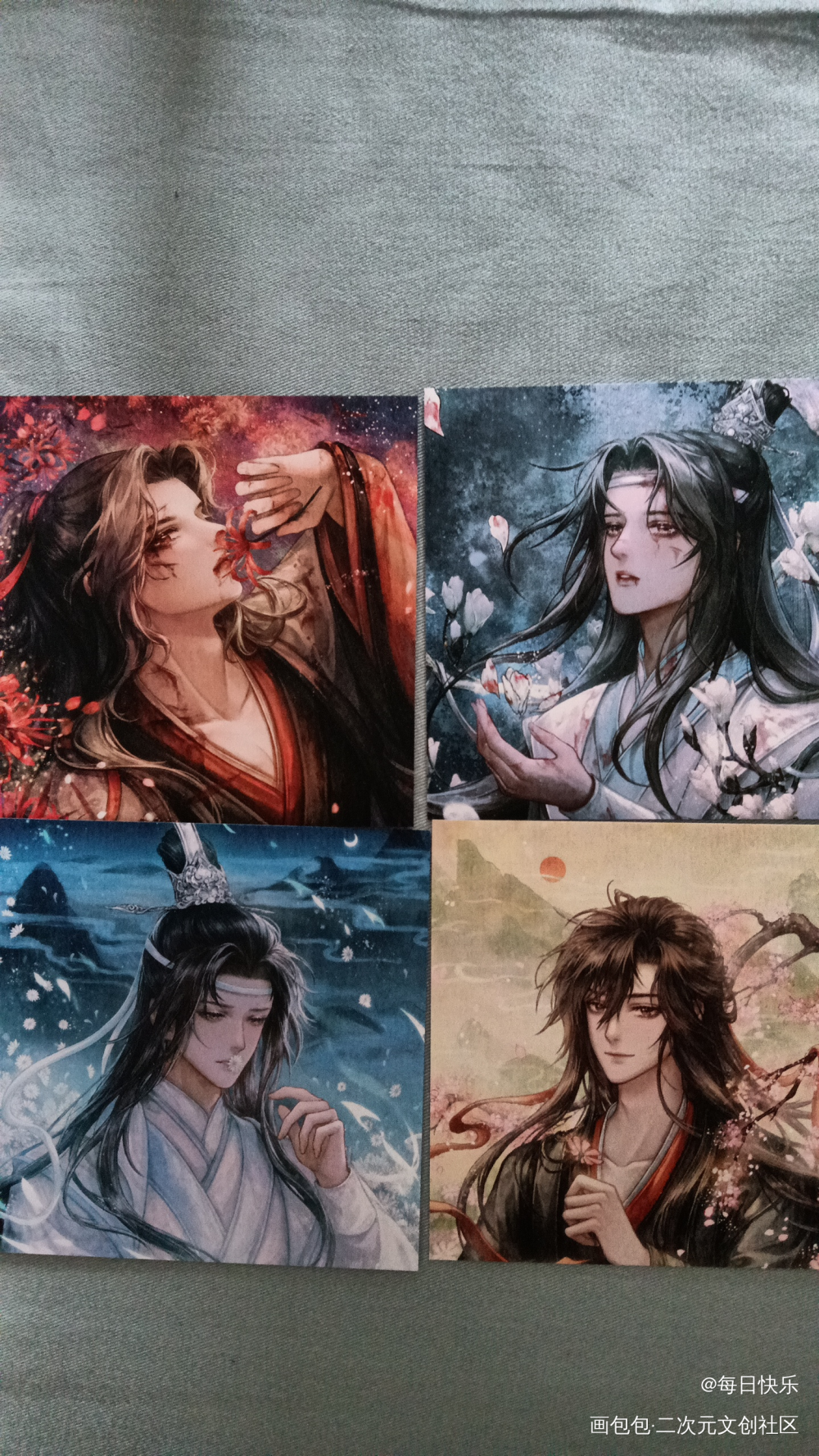 _魔道祖师授权返图日常碎碎念蓝忘机·魔道祖师魏无羡·魔道祖师绘画作品