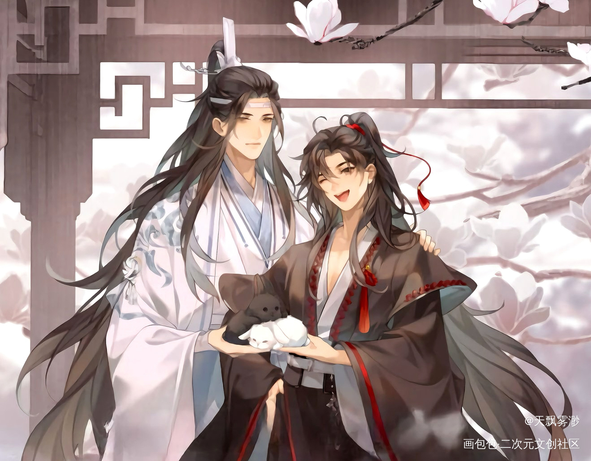 _魔道祖师向全世界安利忘羡漫画二次元绘画作品
