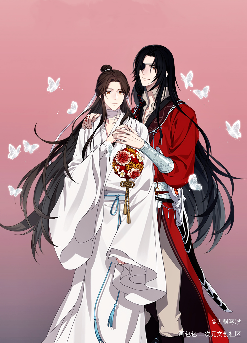 _天官赐福向全世界安利花怜漫画二次元绘画作品