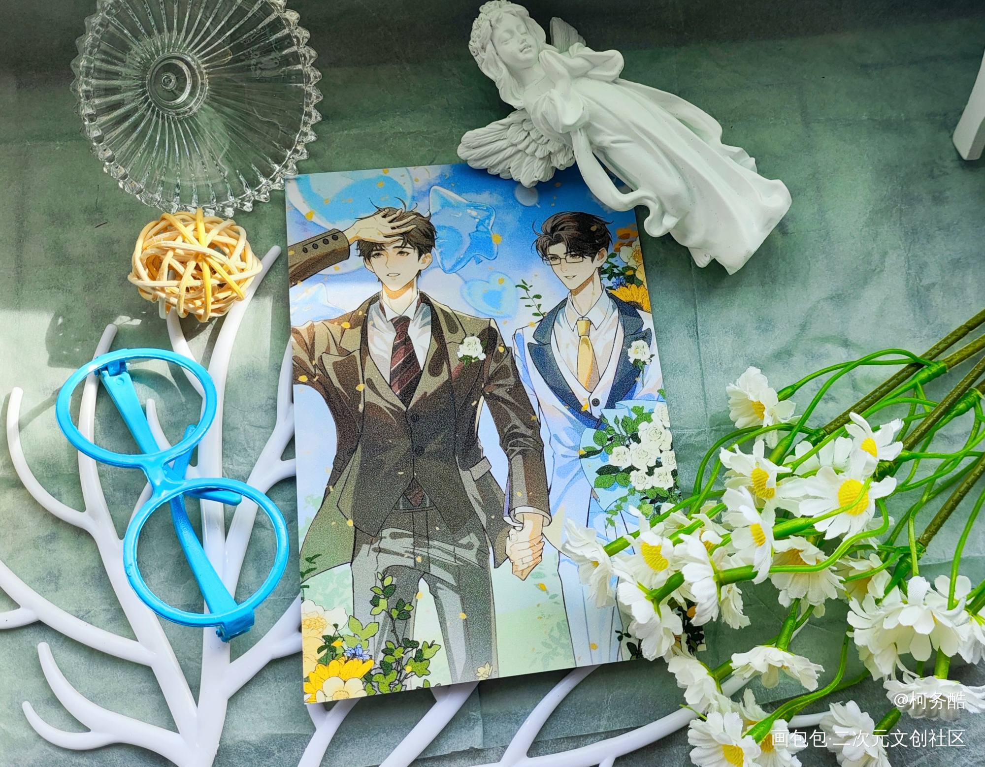原顾_针锋对决188男团绘画作品