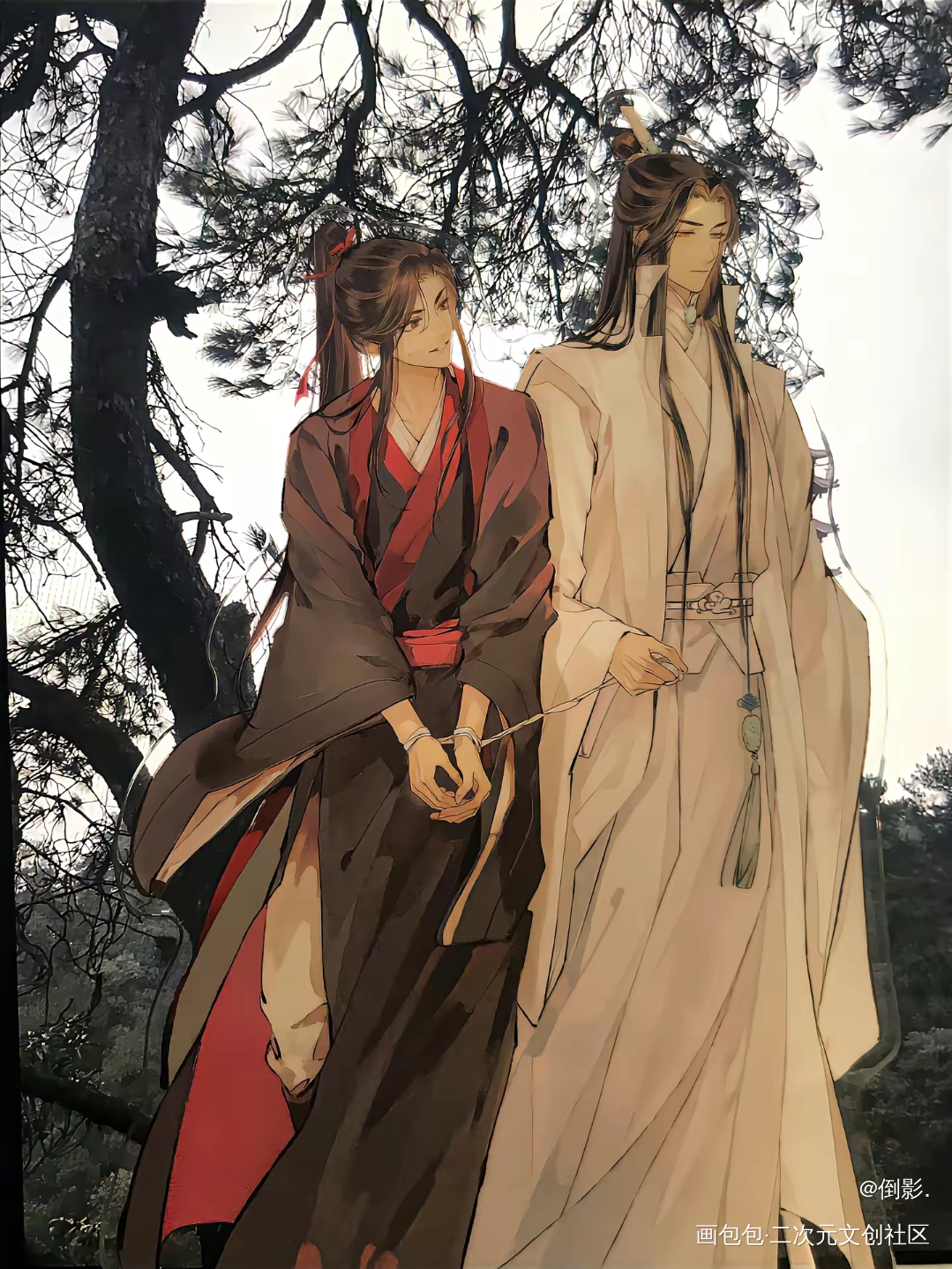 _魔道祖师绘画作品