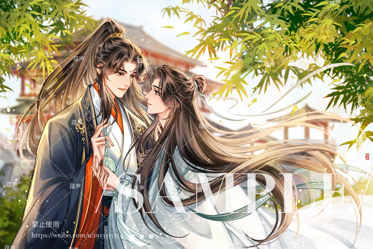 “每一句喜欢你，都是真的。”_君有疾否约稿绘画作品