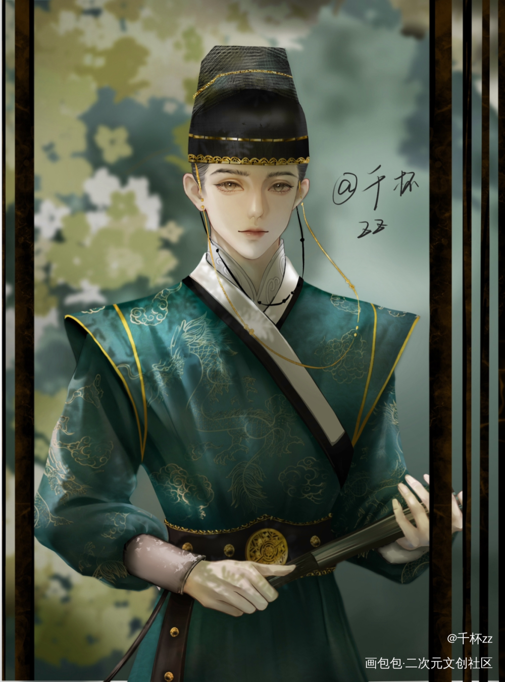 小宋公公宋檀_涉于春水绘画作品