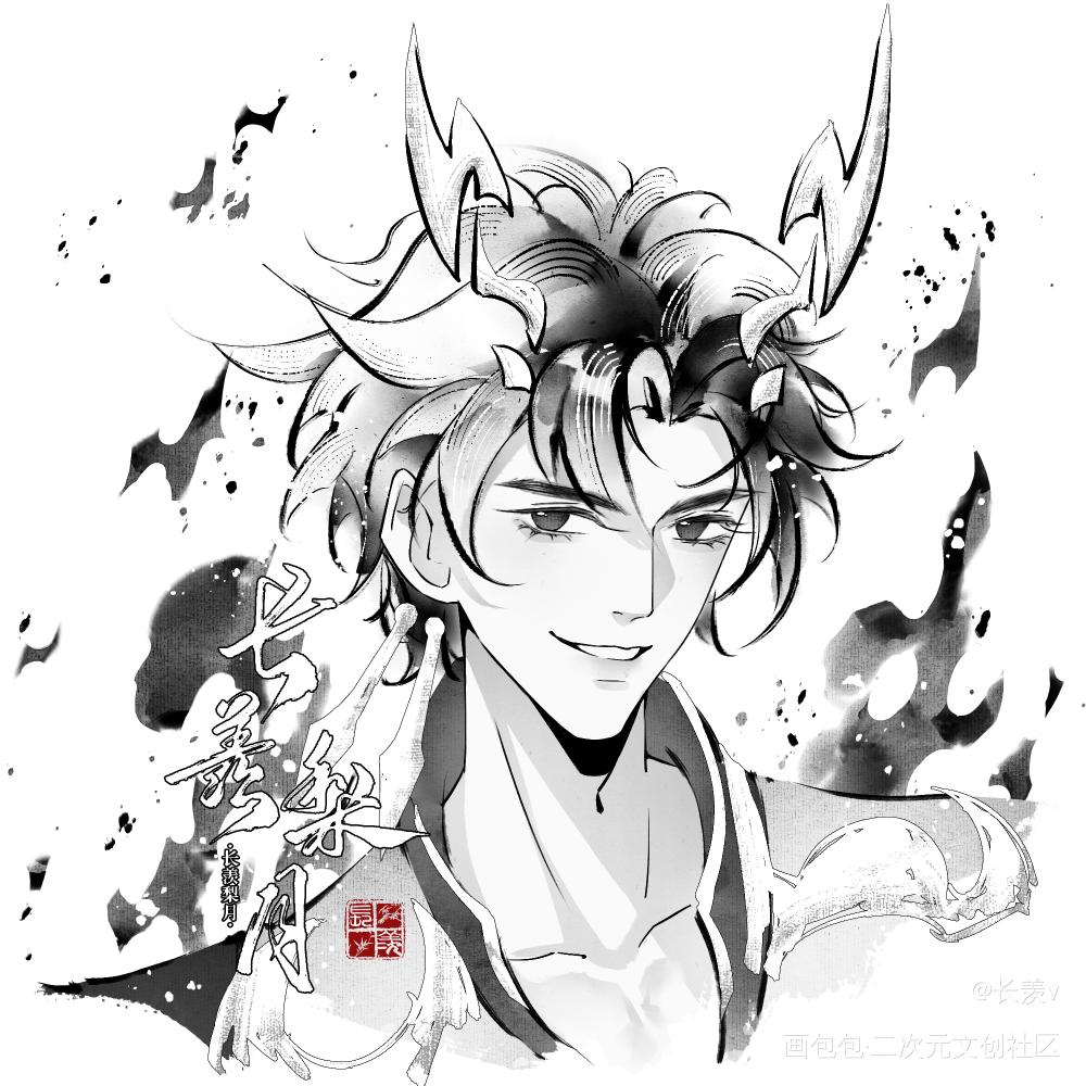 孙策生日快乐～_王者荣耀绘画作品