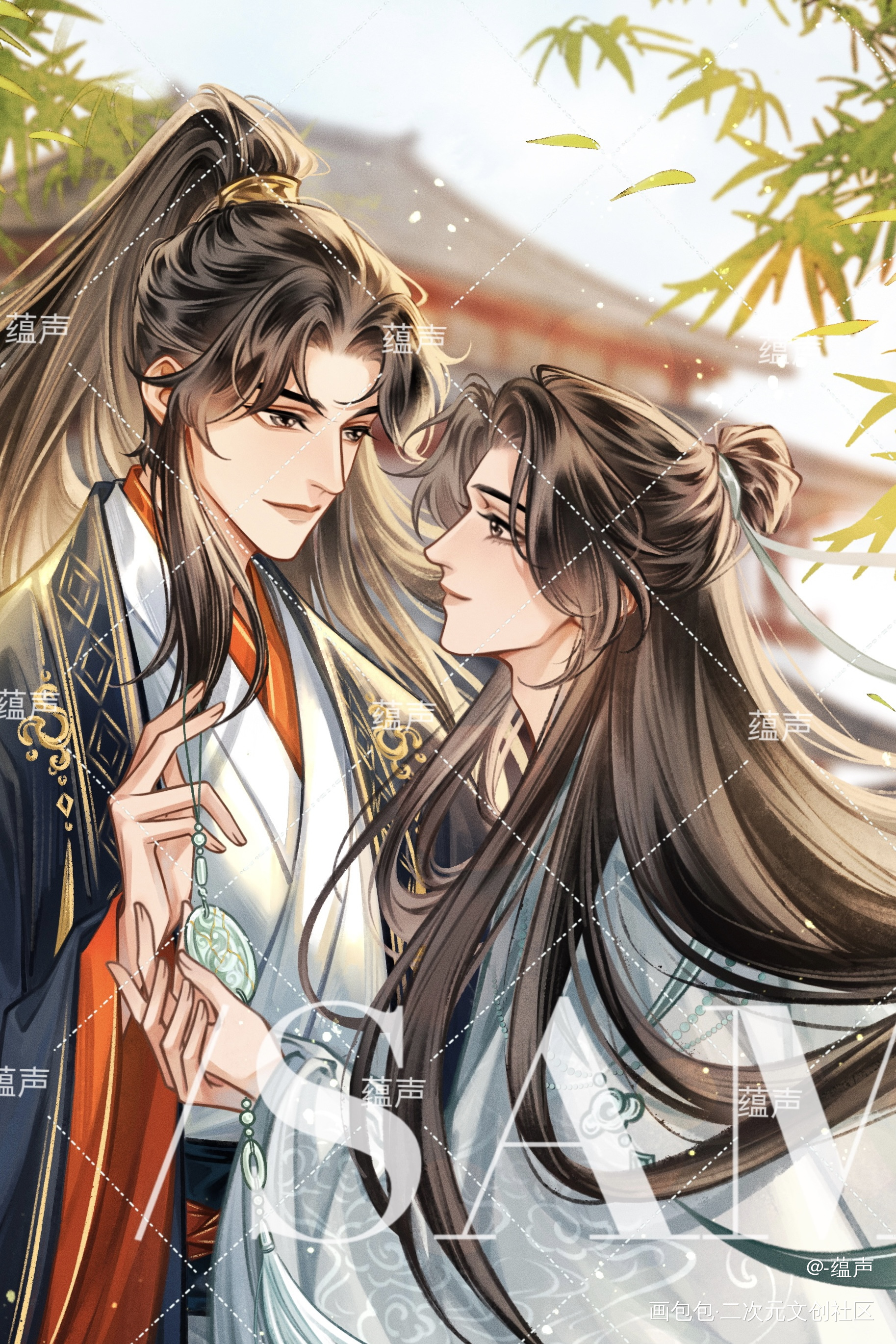 “每一句喜欢你，都是真的。”_君有疾否约稿绘画作品