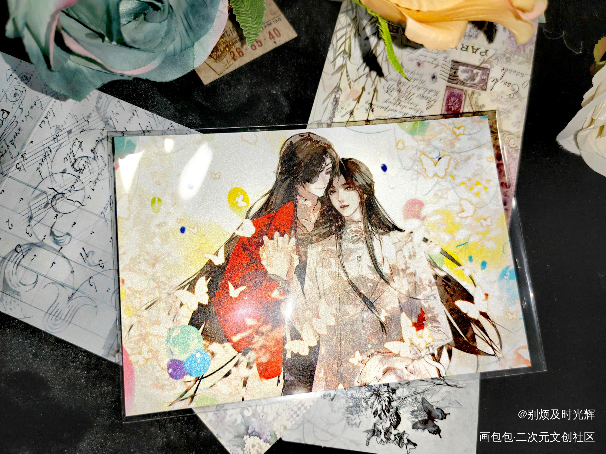 _天官赐福花城·天官赐福谢怜·天官赐福蓝忘机·魔道祖师魏无羡·魔道祖师绘画作品