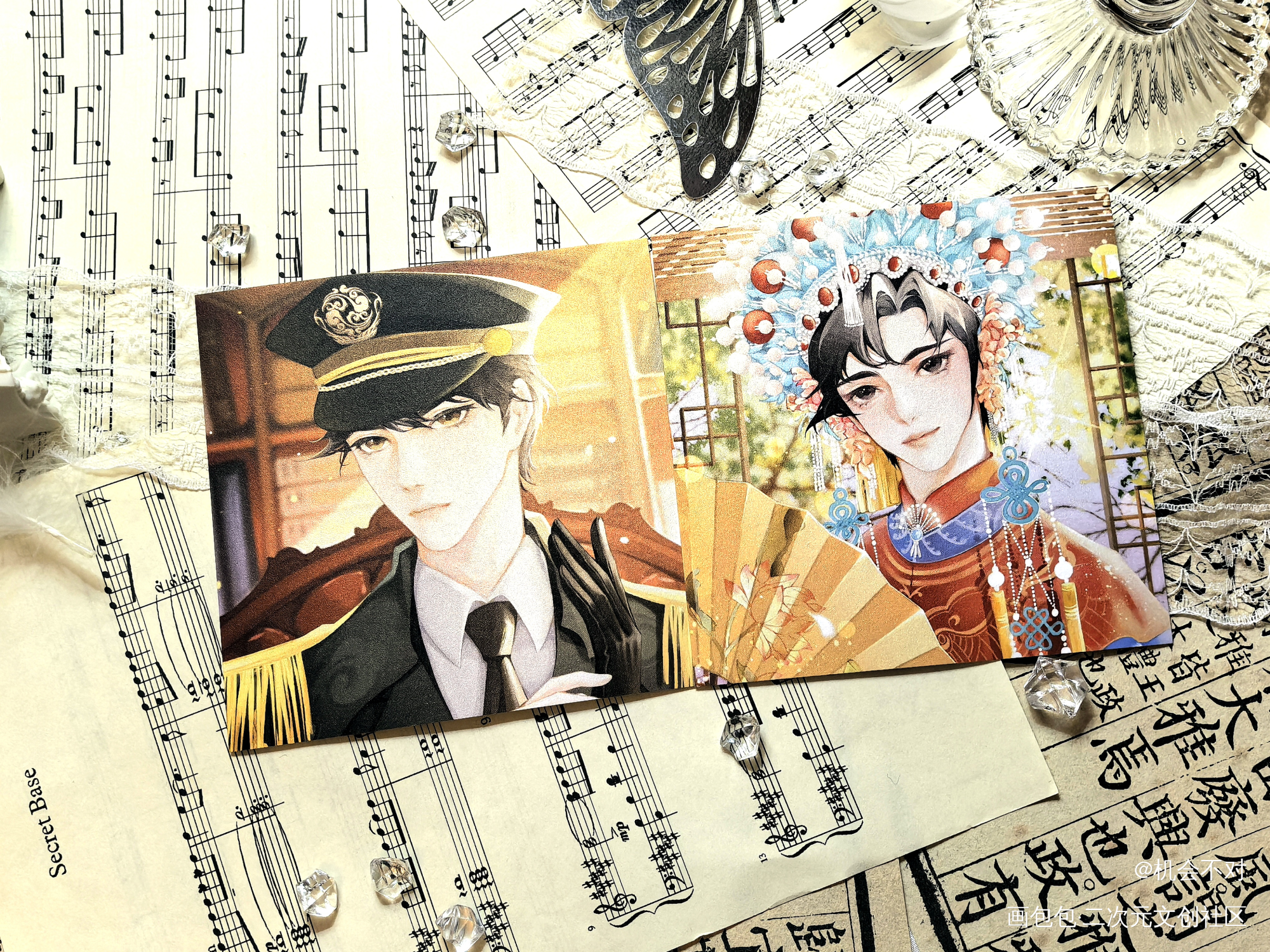 _魔道祖师蓝忘机·魔道祖师魏无羡·魔道祖师绘画作品