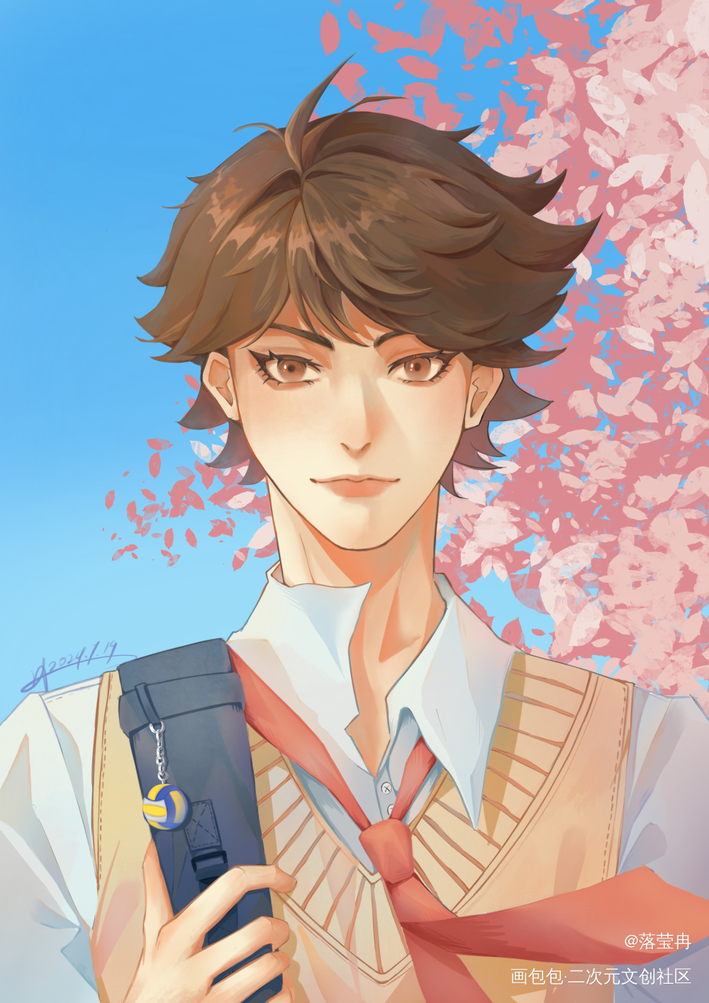 及川彻宝宝生日快乐_排球少年及川彻绘画作品