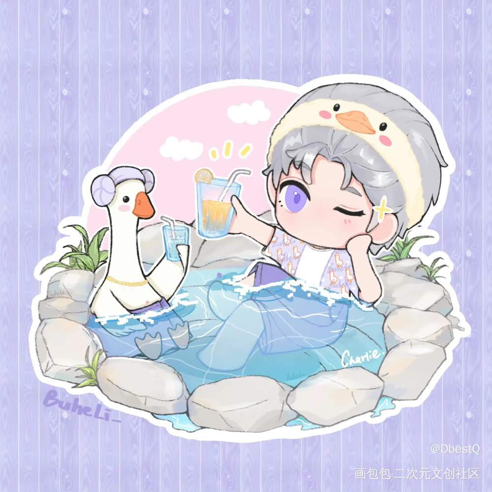 干杯🍻_查理苏·光与夜之恋绘画作品