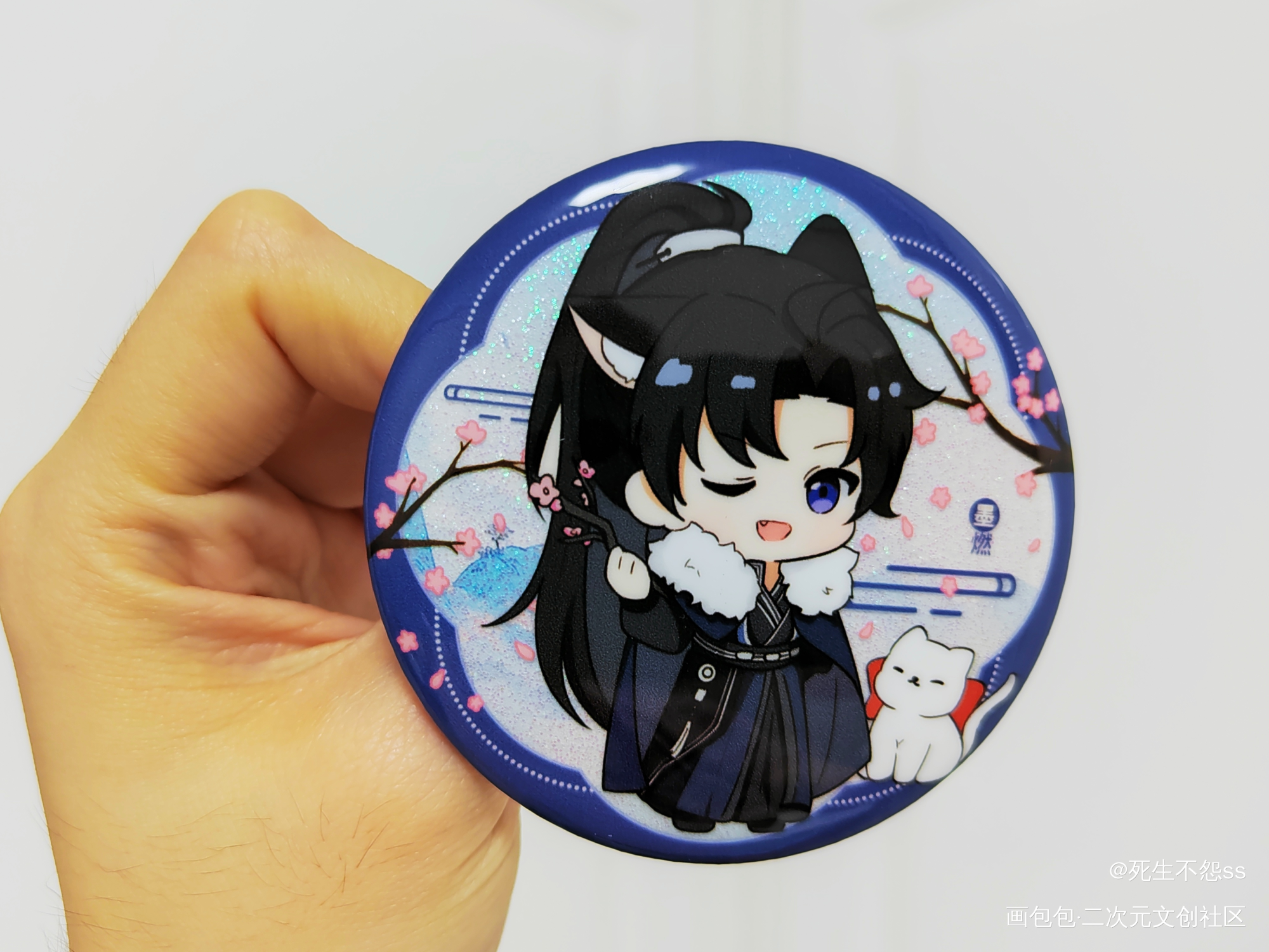 _二哈和他的白猫师尊燃晚墨燃楚晚宁绘画作品