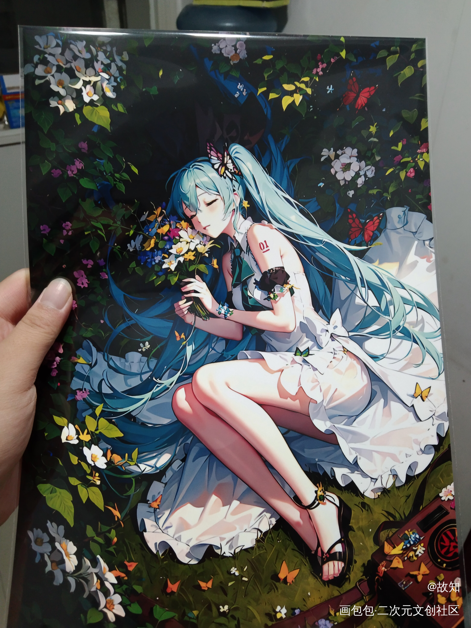 切谷_我的白月光初音未来绘画作品