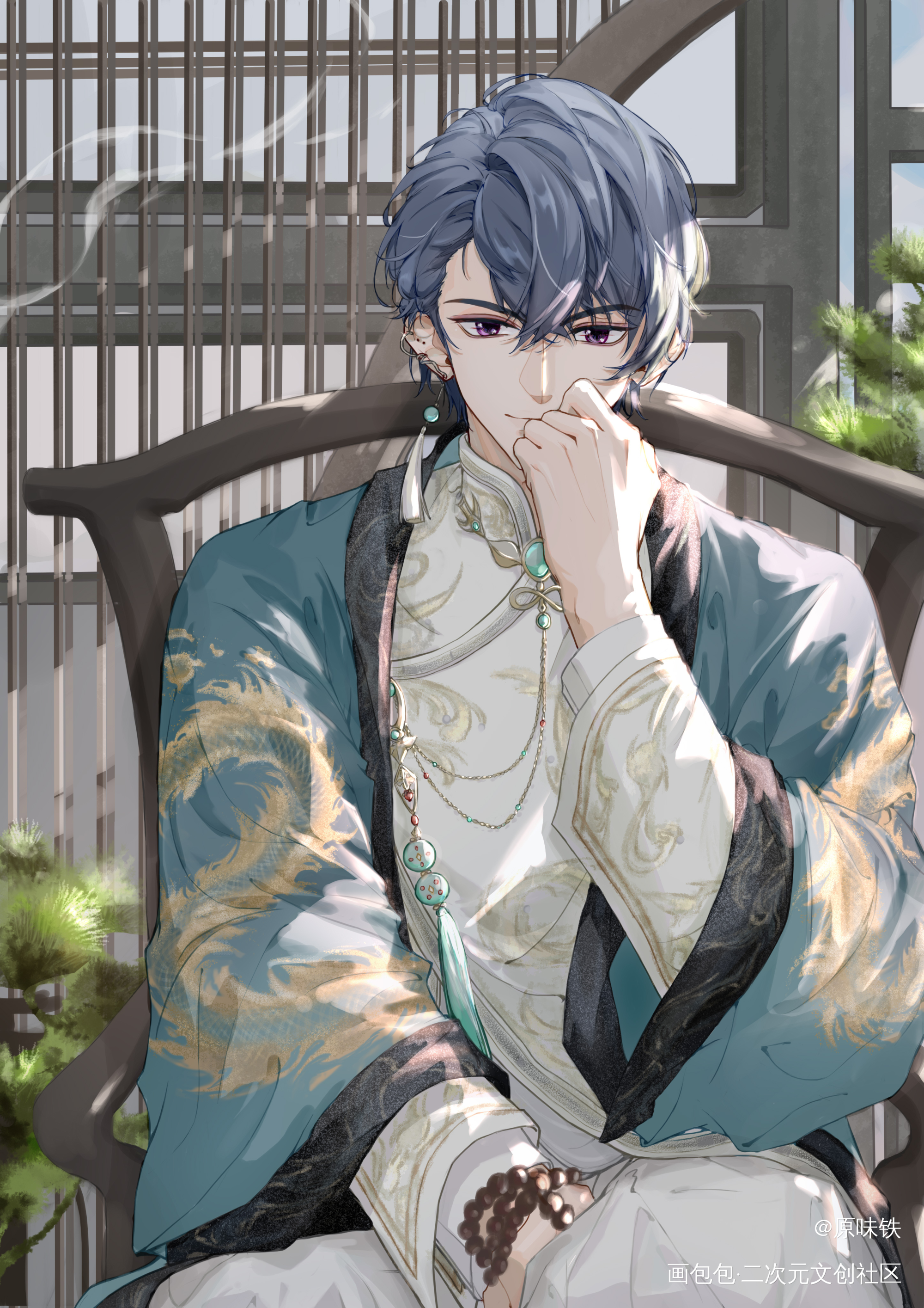 与光同尘_未定事件簿陆景和绘画作品