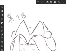 猫猫68来袭_绘画作品