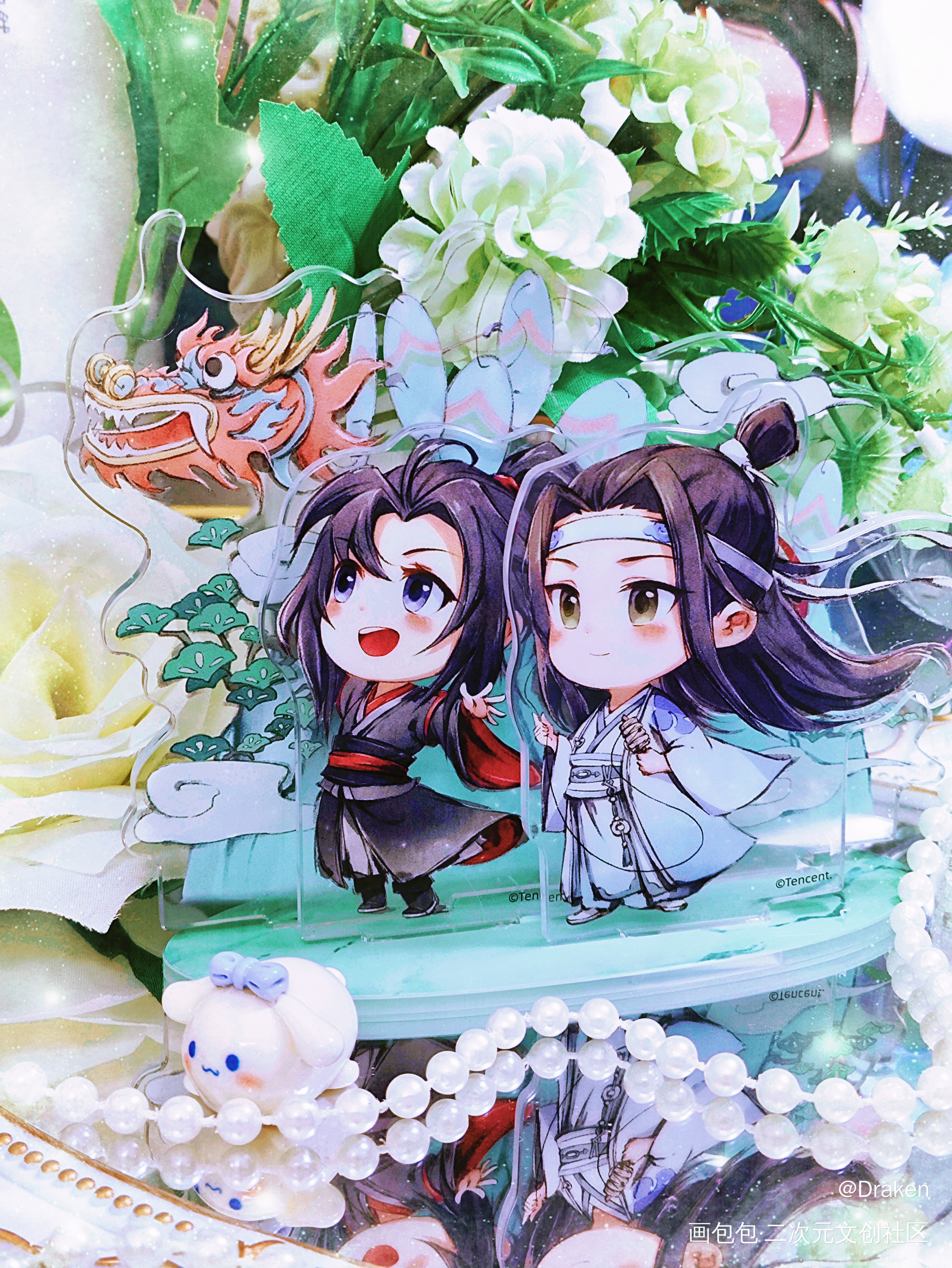 _魔道祖师蓝忘机·魔道祖师魏无羡·魔道祖师绘画作品