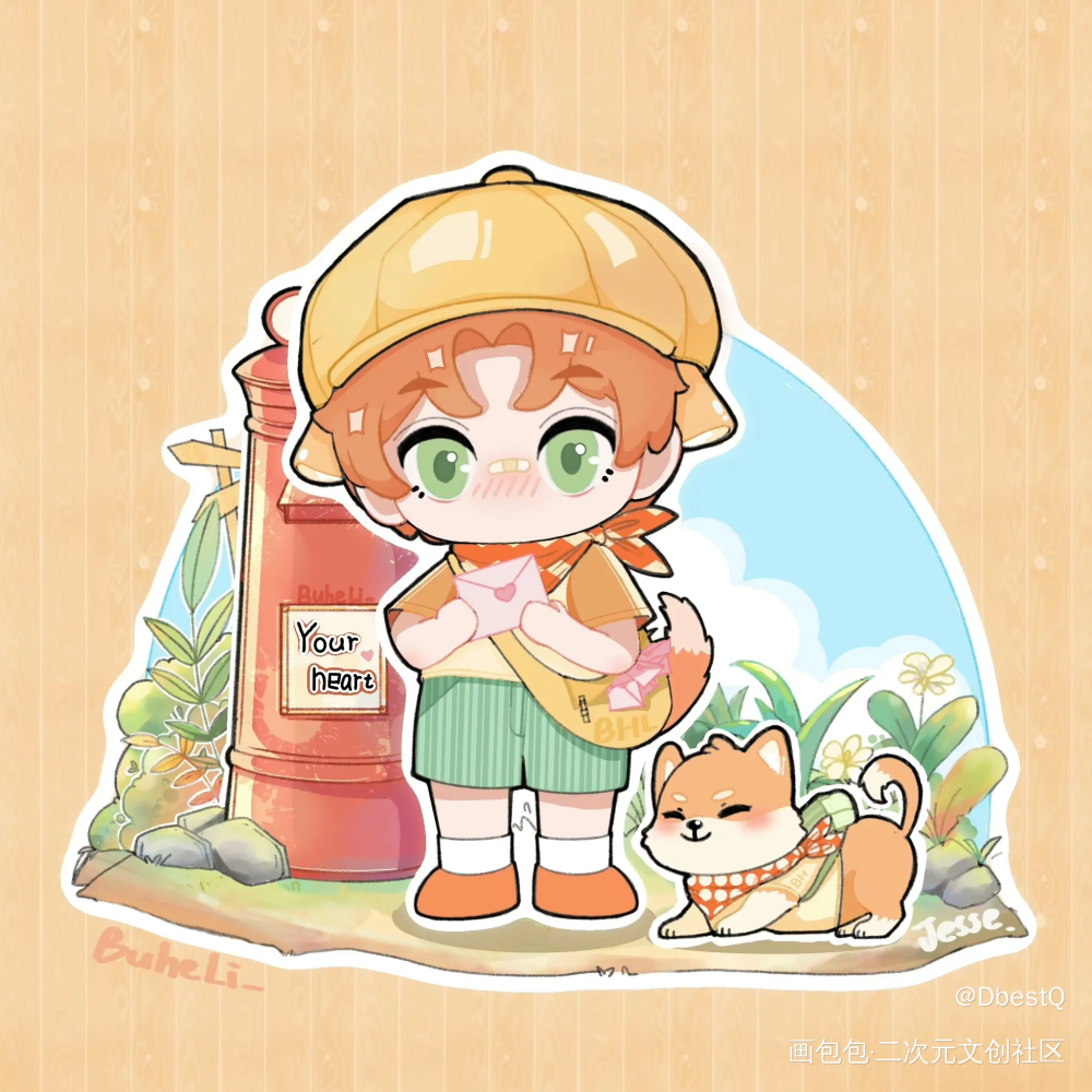 邮差小夏_光与夜之恋夏鸣星·光与夜之恋绘画作品