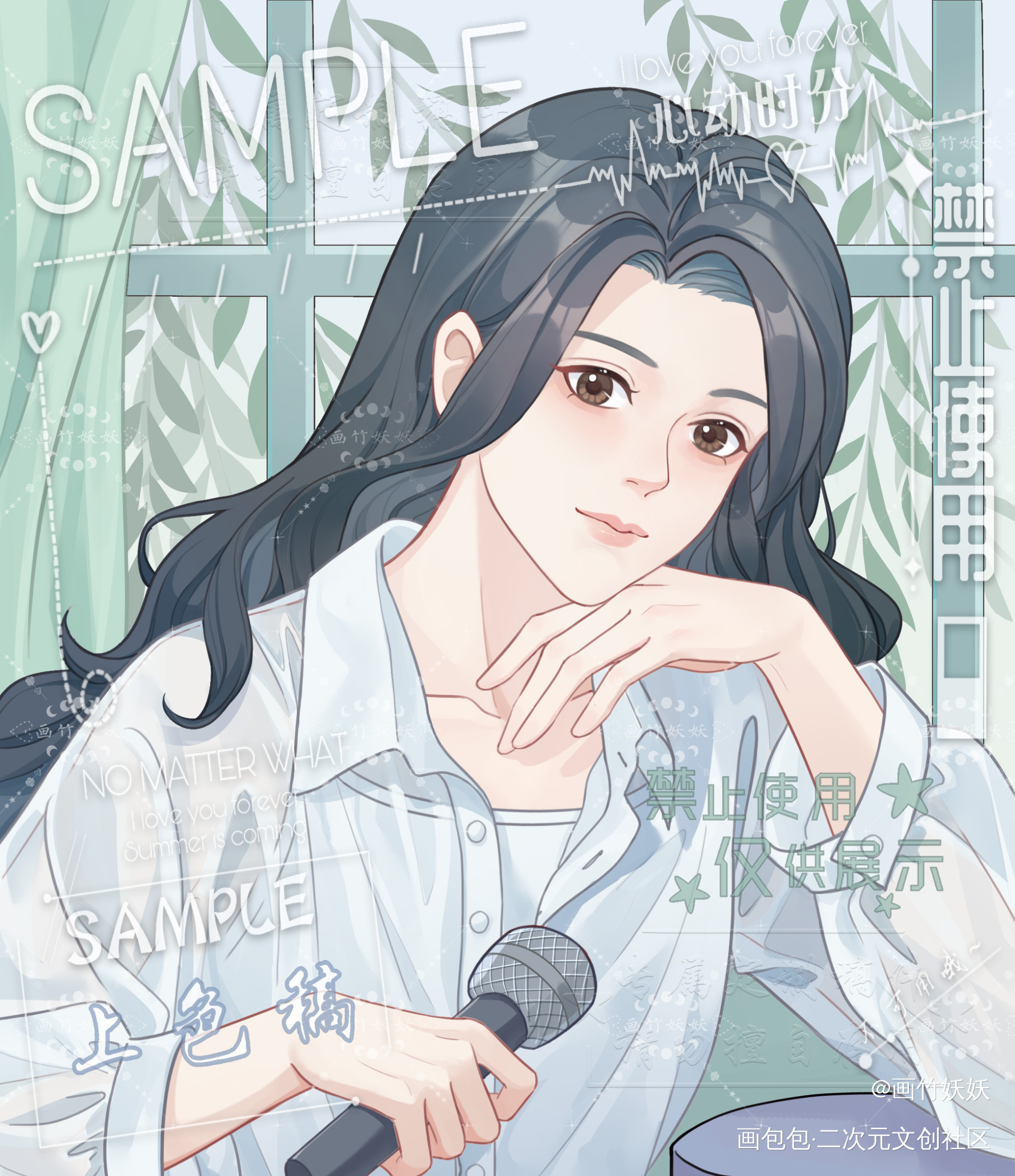 季子樱_季子樱人物练习日系稿件绘画作品