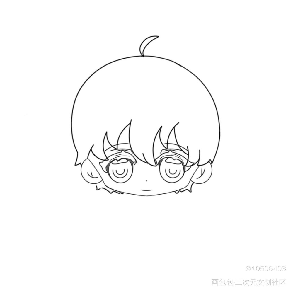 盗墓笔记瓶邪线稿_盗墓笔记吴邪张起灵绘画作品
