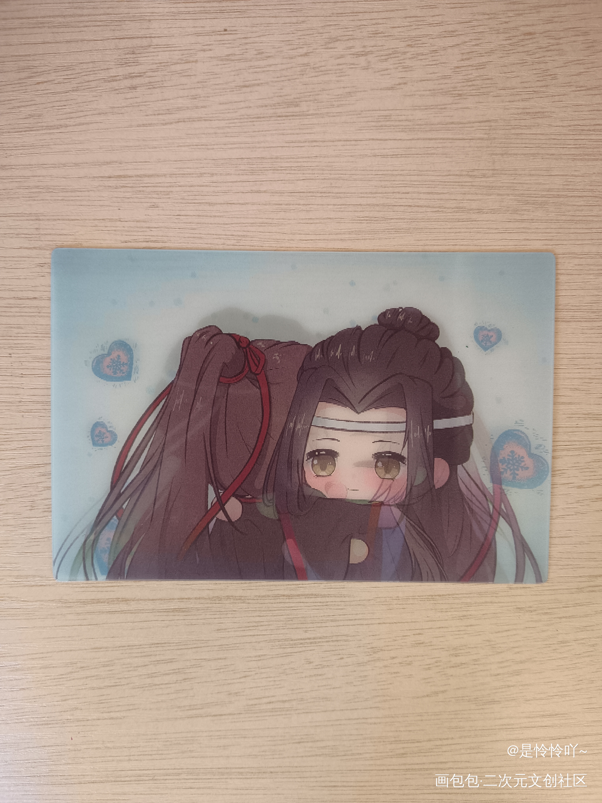 光栅卡_魔道祖师蓝忘机·魔道祖师魏无羡·魔道祖师蓝忘机魏无羡绘画作品