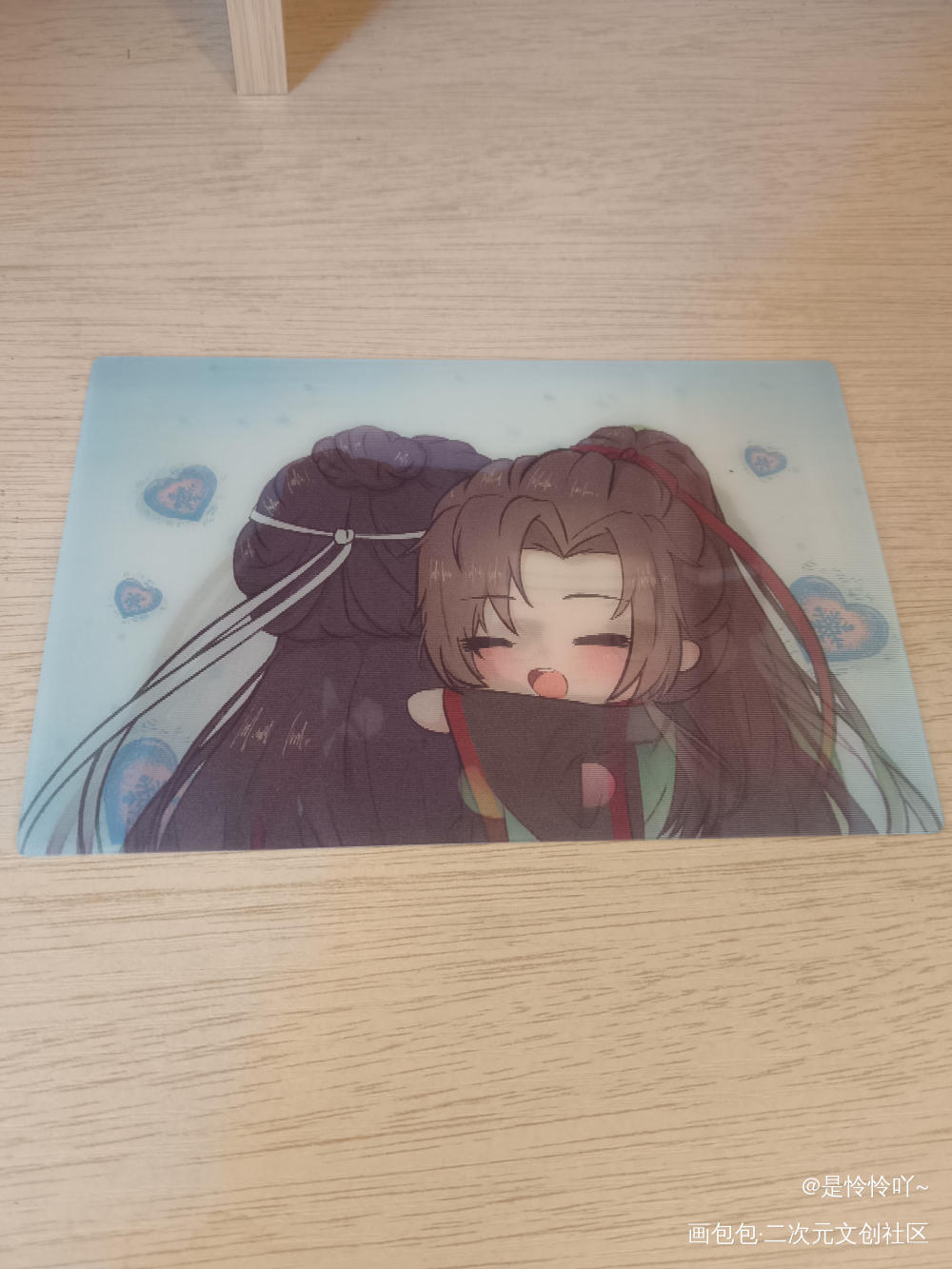 光栅卡_魔道祖师蓝忘机·魔道祖师魏无羡·魔道祖师蓝忘机魏无羡绘画作品