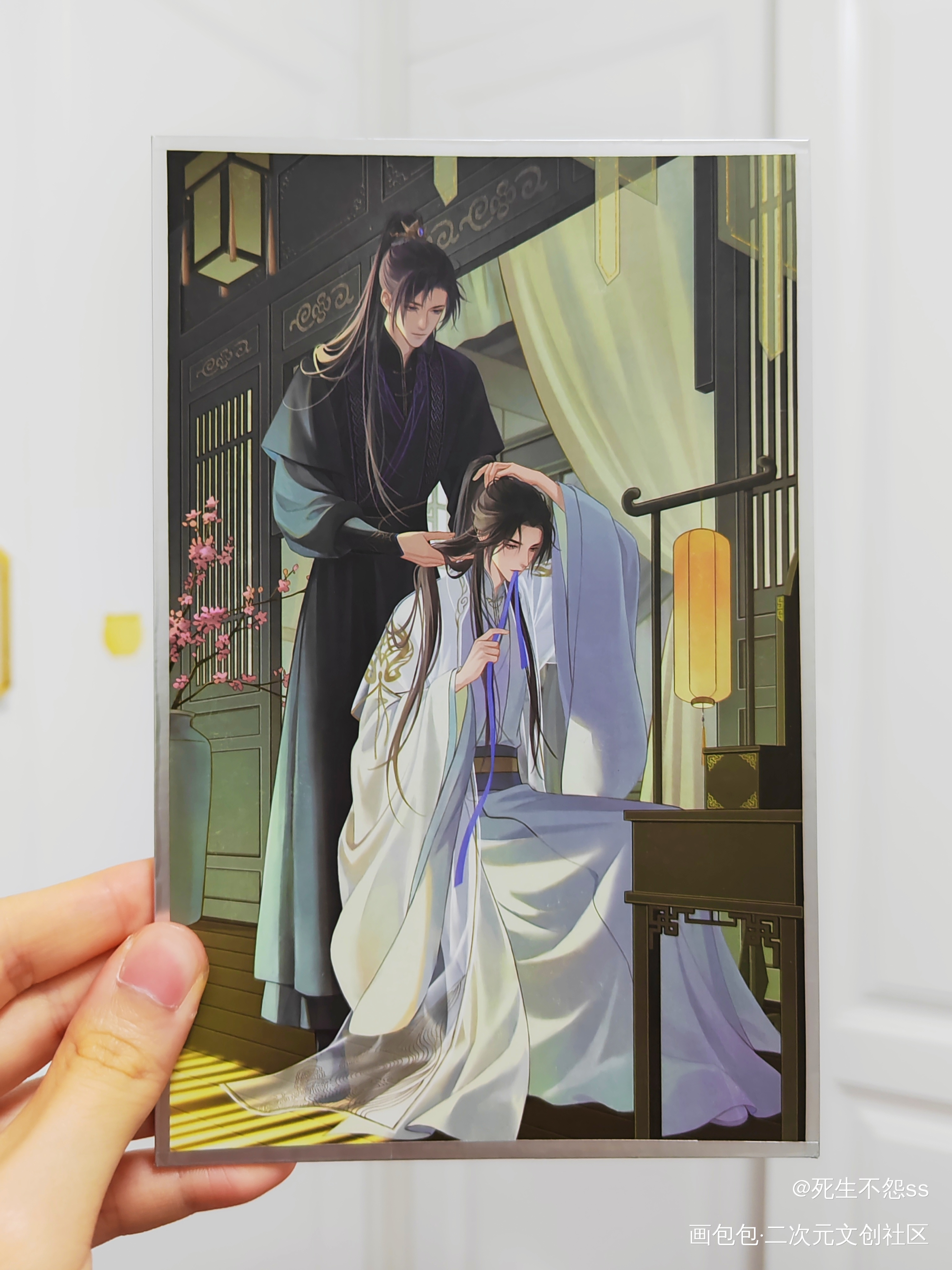 _二哈和他的白猫师尊燃晚绘画作品