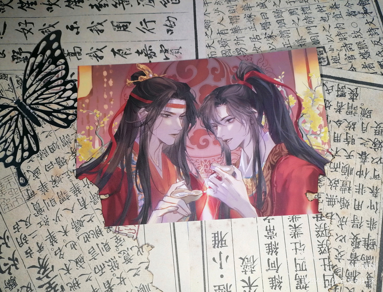 _魔道祖师无料返图周边秀谢怜·天官赐福蓝忘机·魔道祖师魏无羡·魔道祖师绘画作品