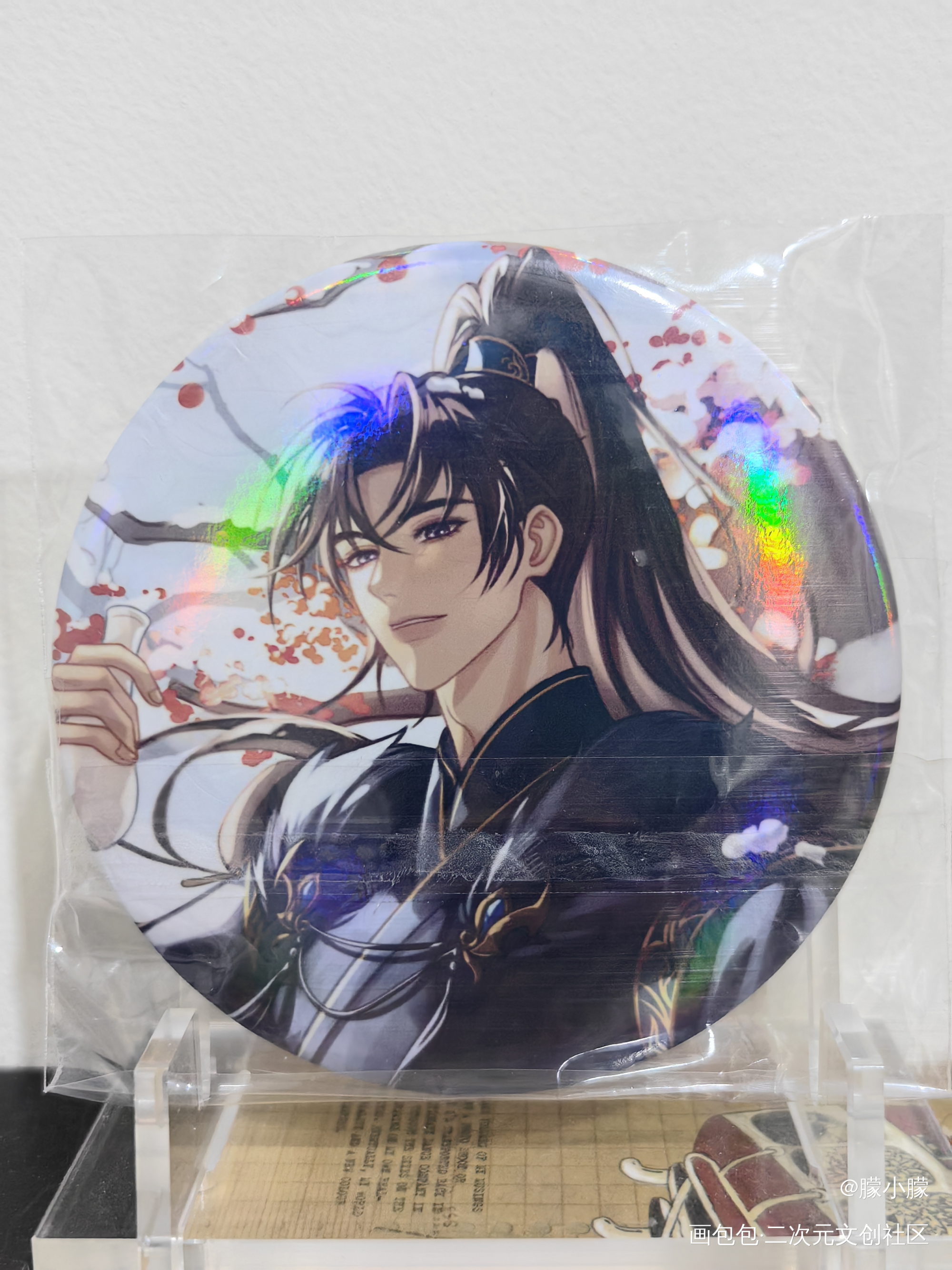 🌺🌺🌺_二哈和他的白猫师尊授权返图绘画作品