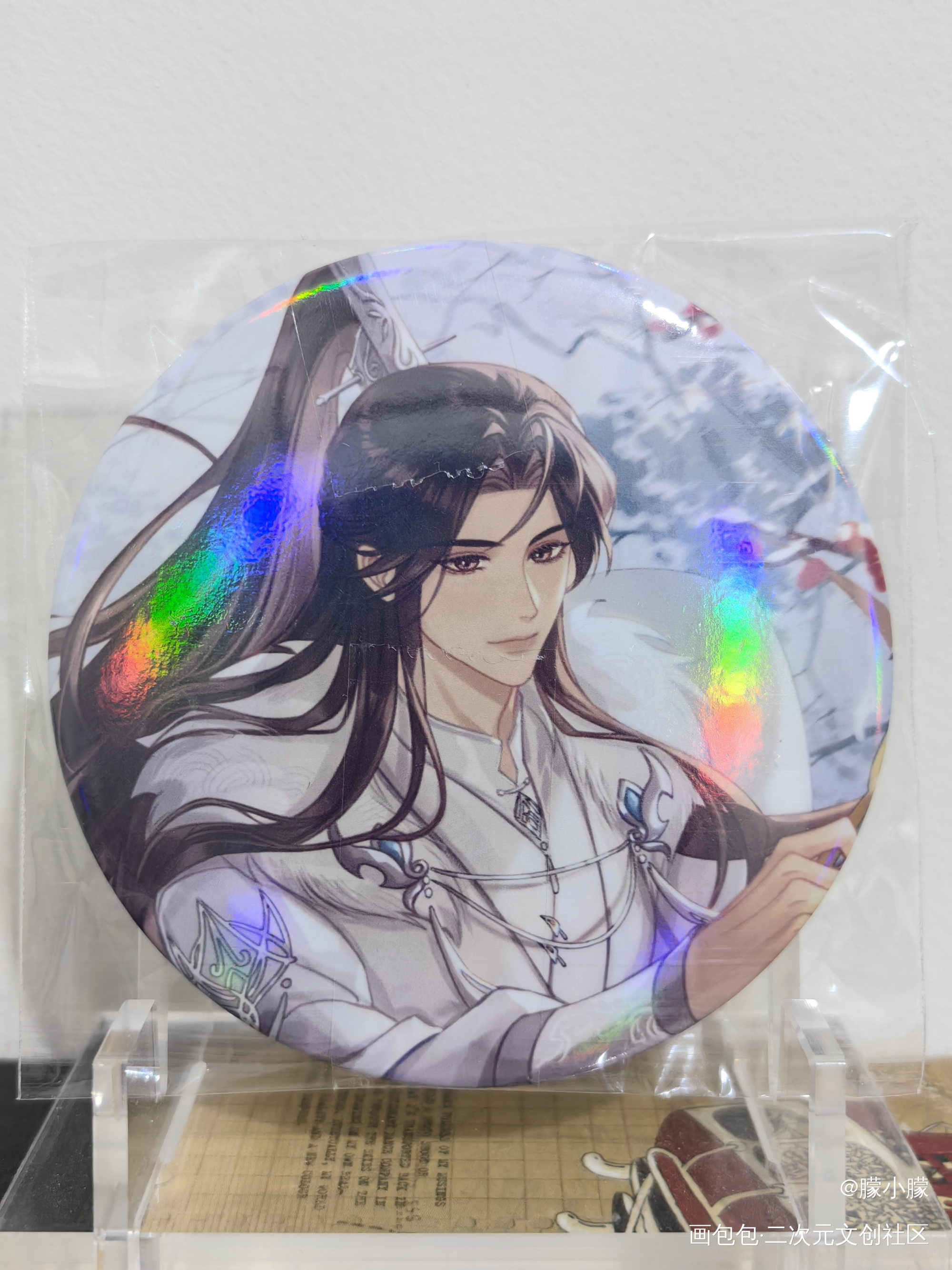 🌺🌺🌺_二哈和他的白猫师尊授权返图绘画作品