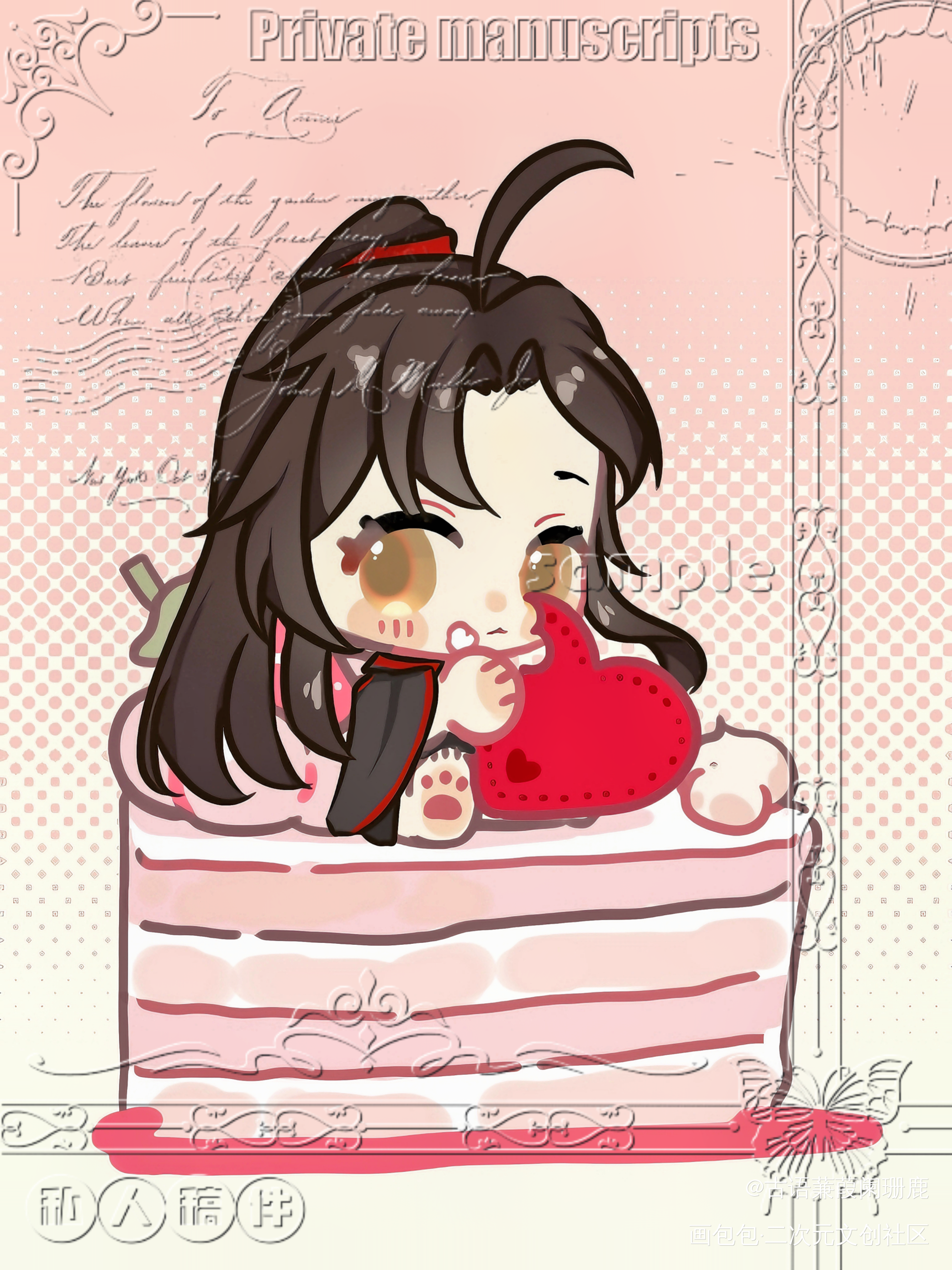羡羡小蛋糕_魔道祖师蓝忘机·魔道祖师魏无羡·魔道祖师绘画作品