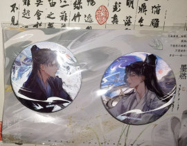 绝美反光吧唧_绘画作品