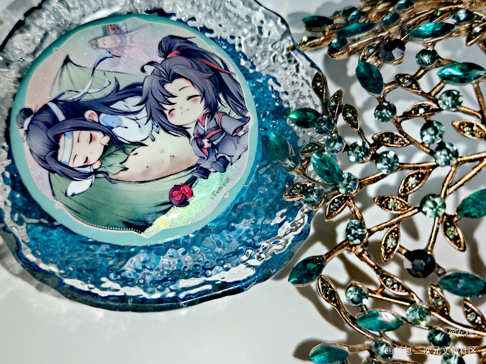 _魔道祖师花城·天官赐福谢怜·天官赐福蓝忘机·魔道祖师魏无羡·魔道祖师绘画作品