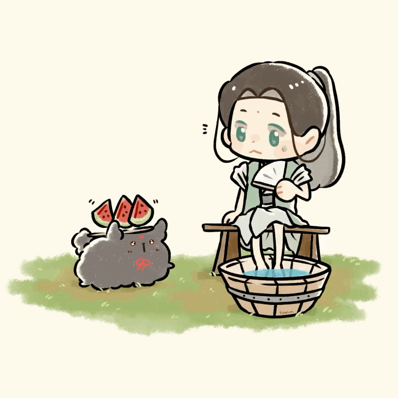 好惬意啊_花城·天官赐福谢怜·天官赐福洛冰河·人渣反派自救系统沈清秋·人渣反派自救系统蓝忘机·魔道祖师魏无羡·魔道祖师绘画作品