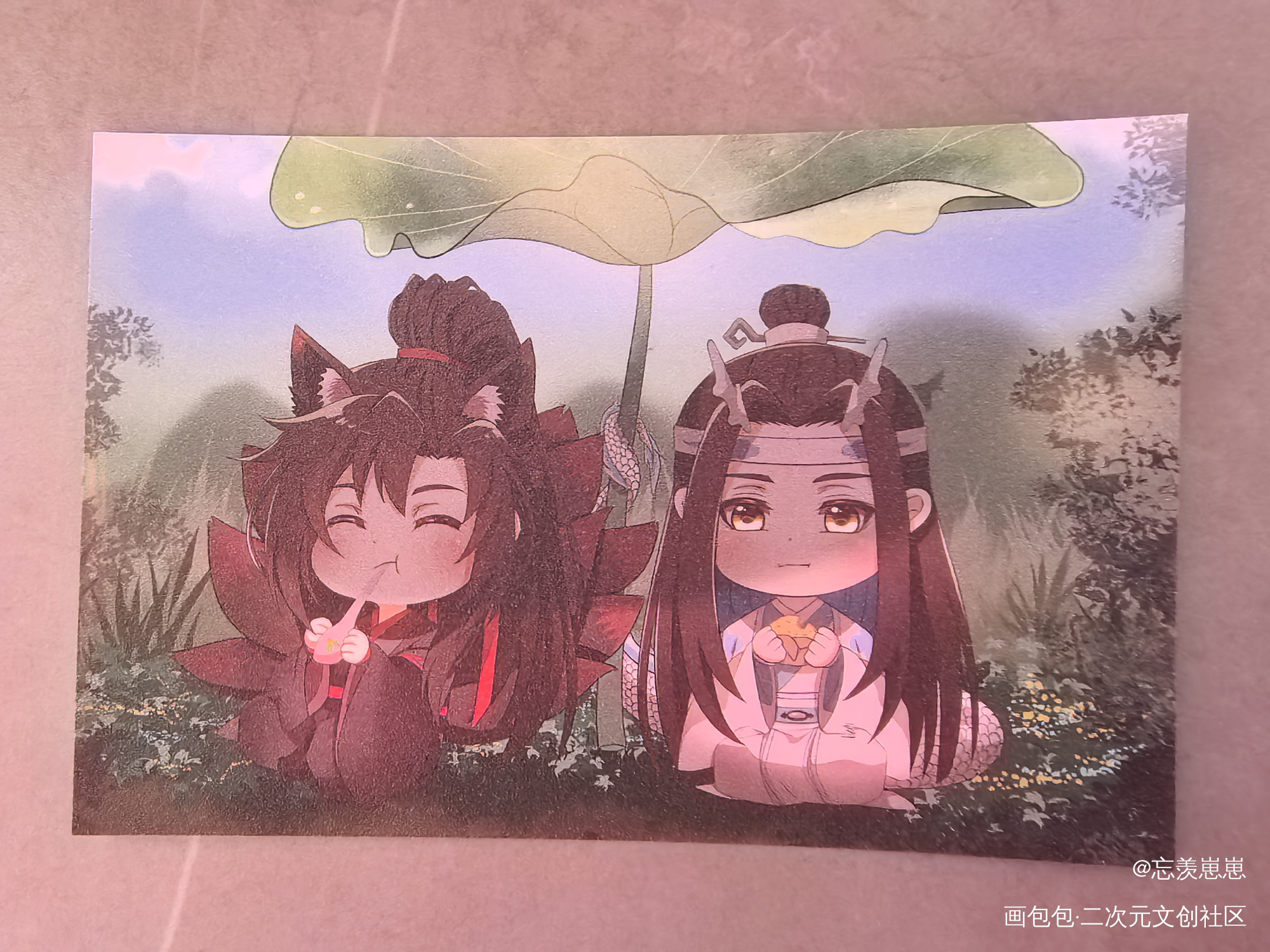 _魔道祖师无料返图绘画作品