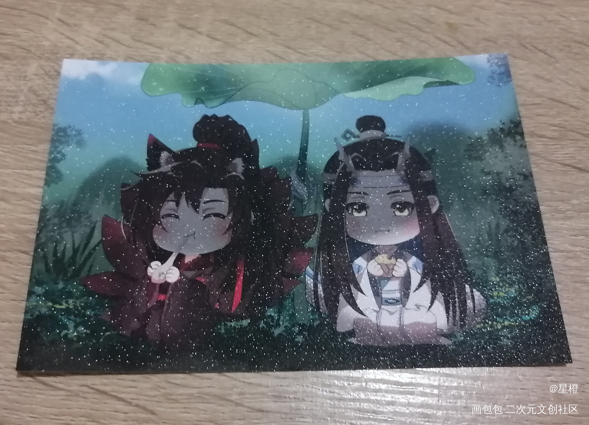 好可爱~😘_魔道祖师无料返图冰秋忘羡绘画作品