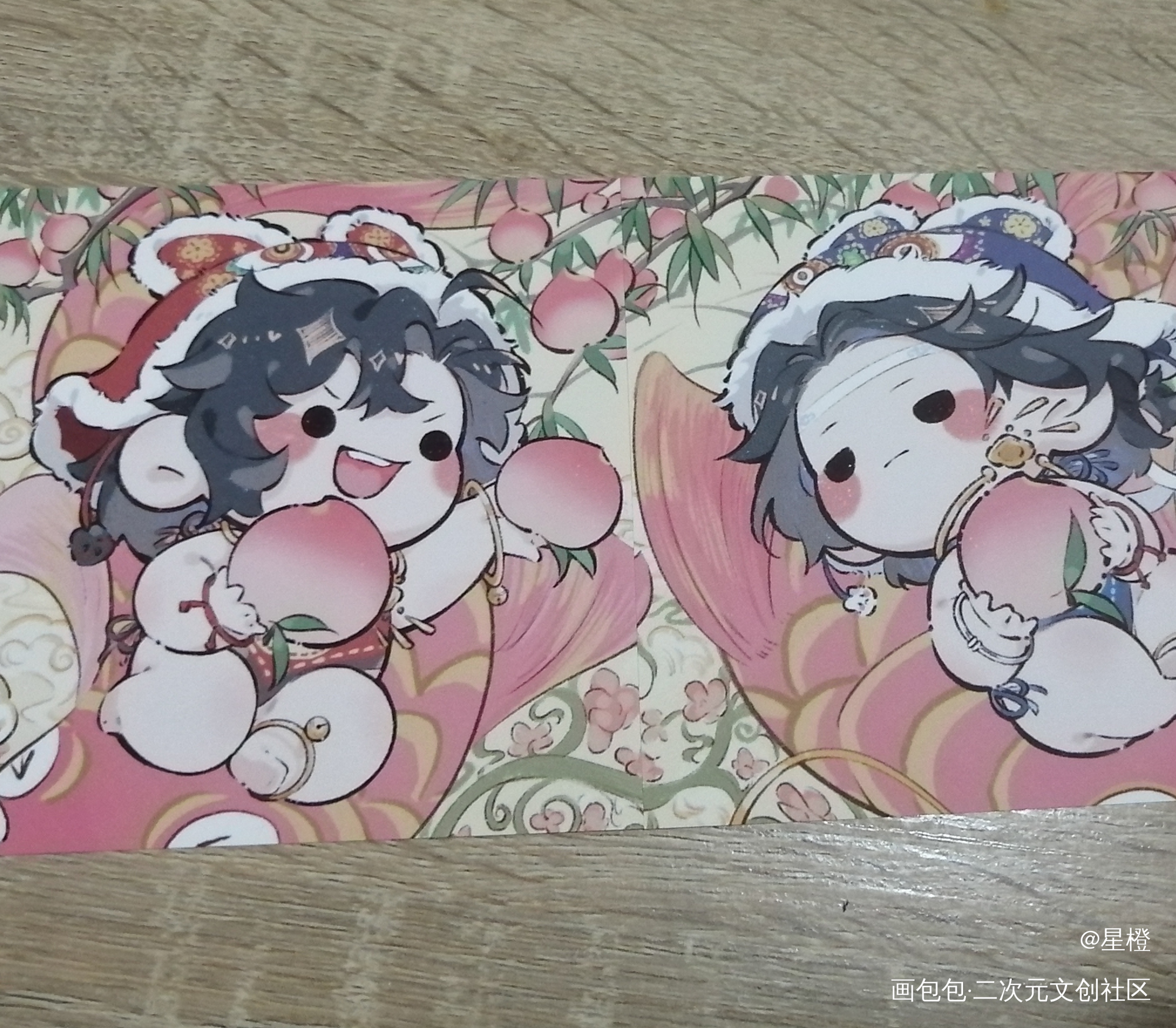 超级可爱！😍😍_魔道祖师无料返图忘羡绘画作品