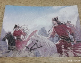 超配的忘羡！😘_绘画作品