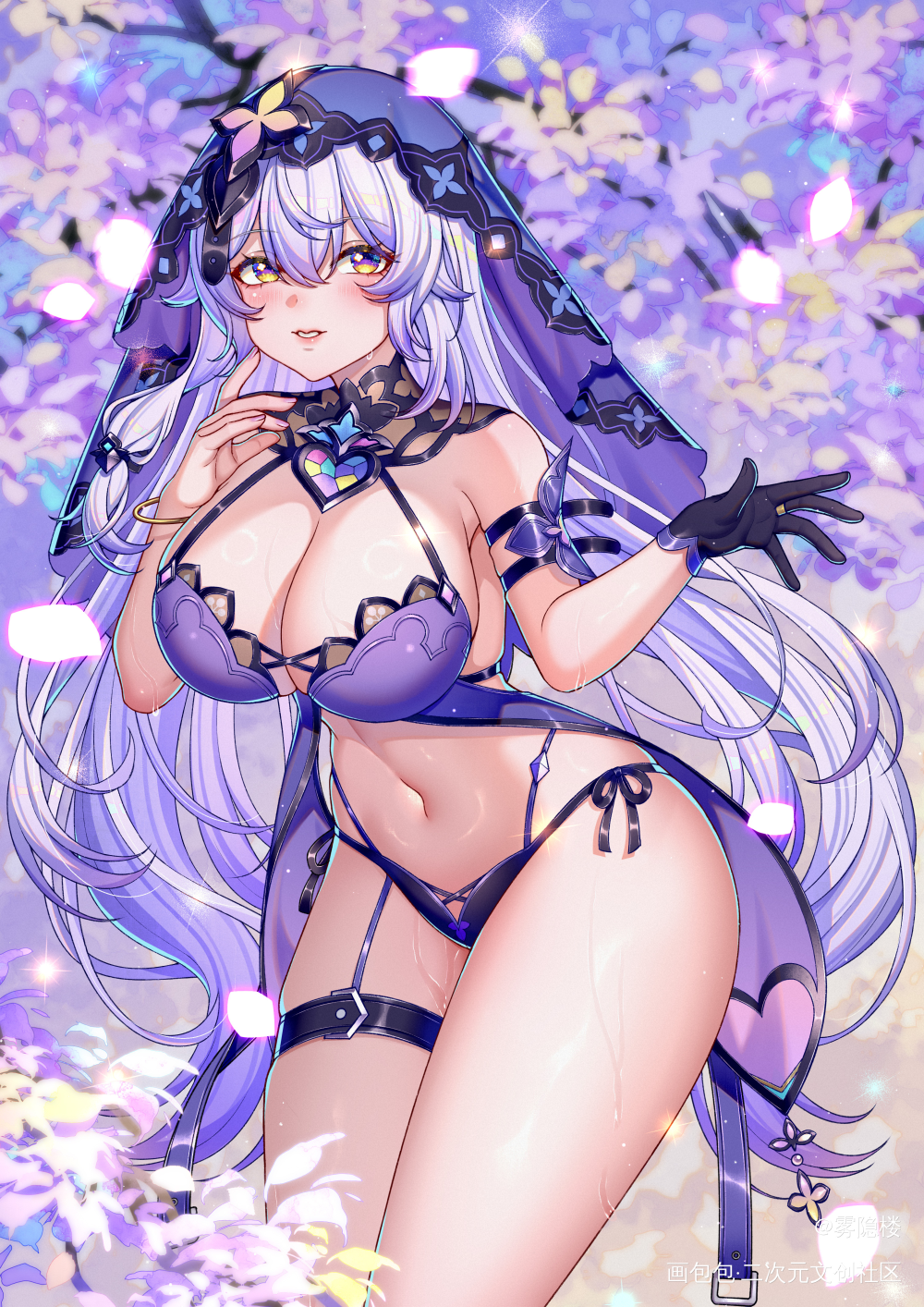 黑天鹅～_崩坏星穹铁道黑天鹅绘画作品