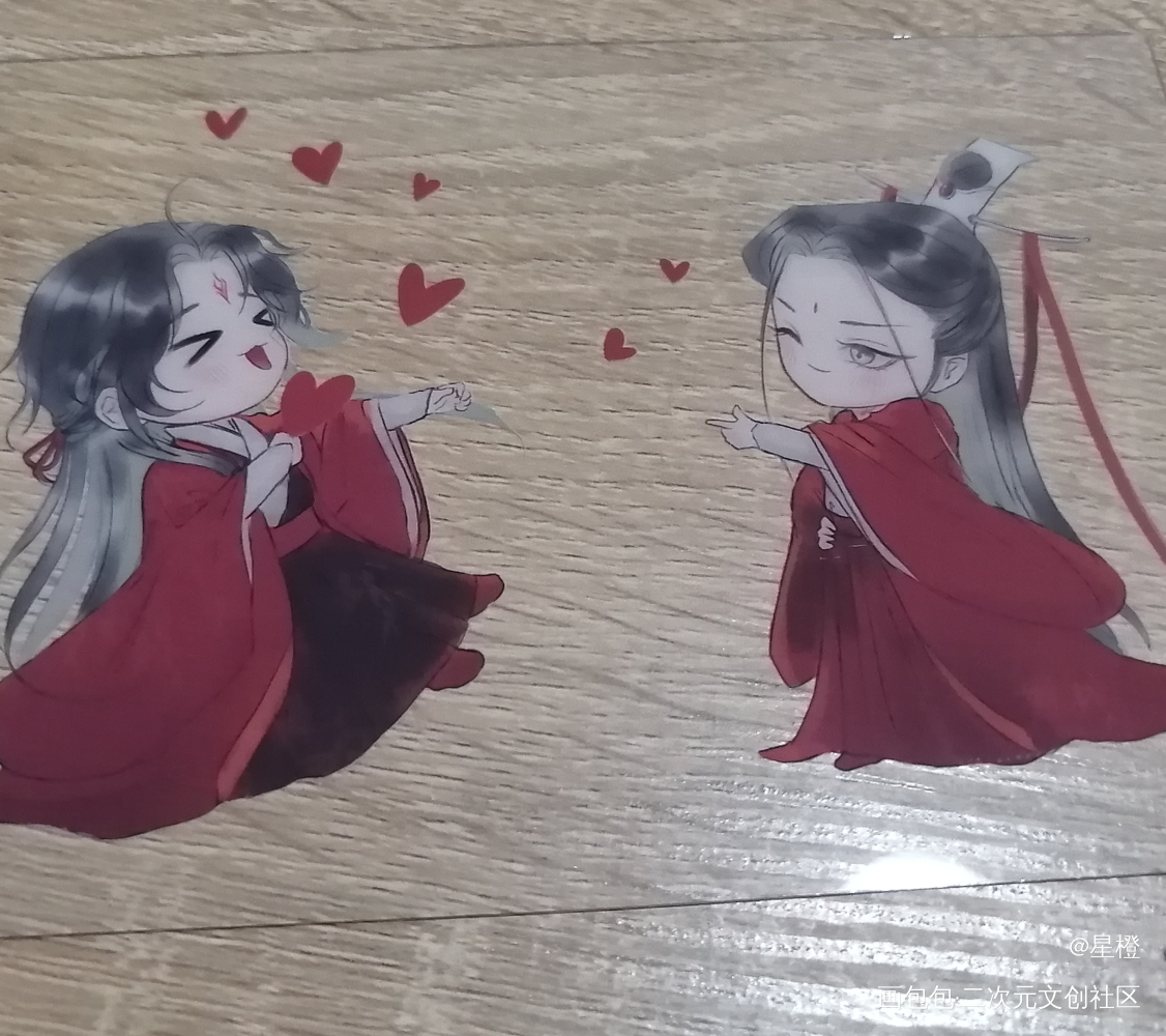 好可爱~😘_魔道祖师无料返图冰秋忘羡绘画作品