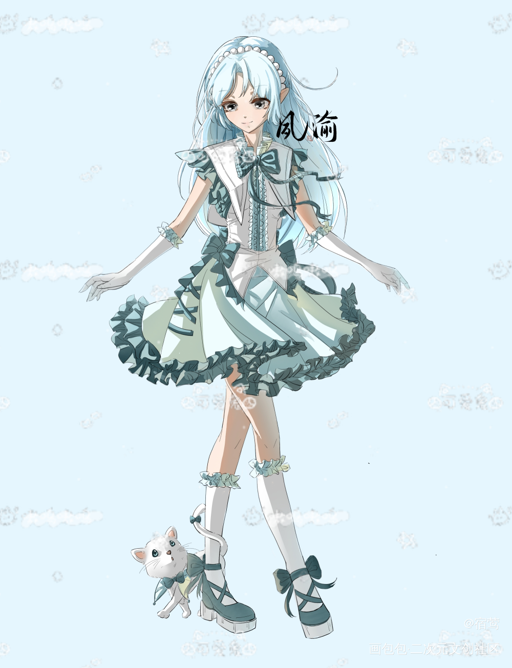 乐冰弦_我的小世界乐冰弦oc绘画作品