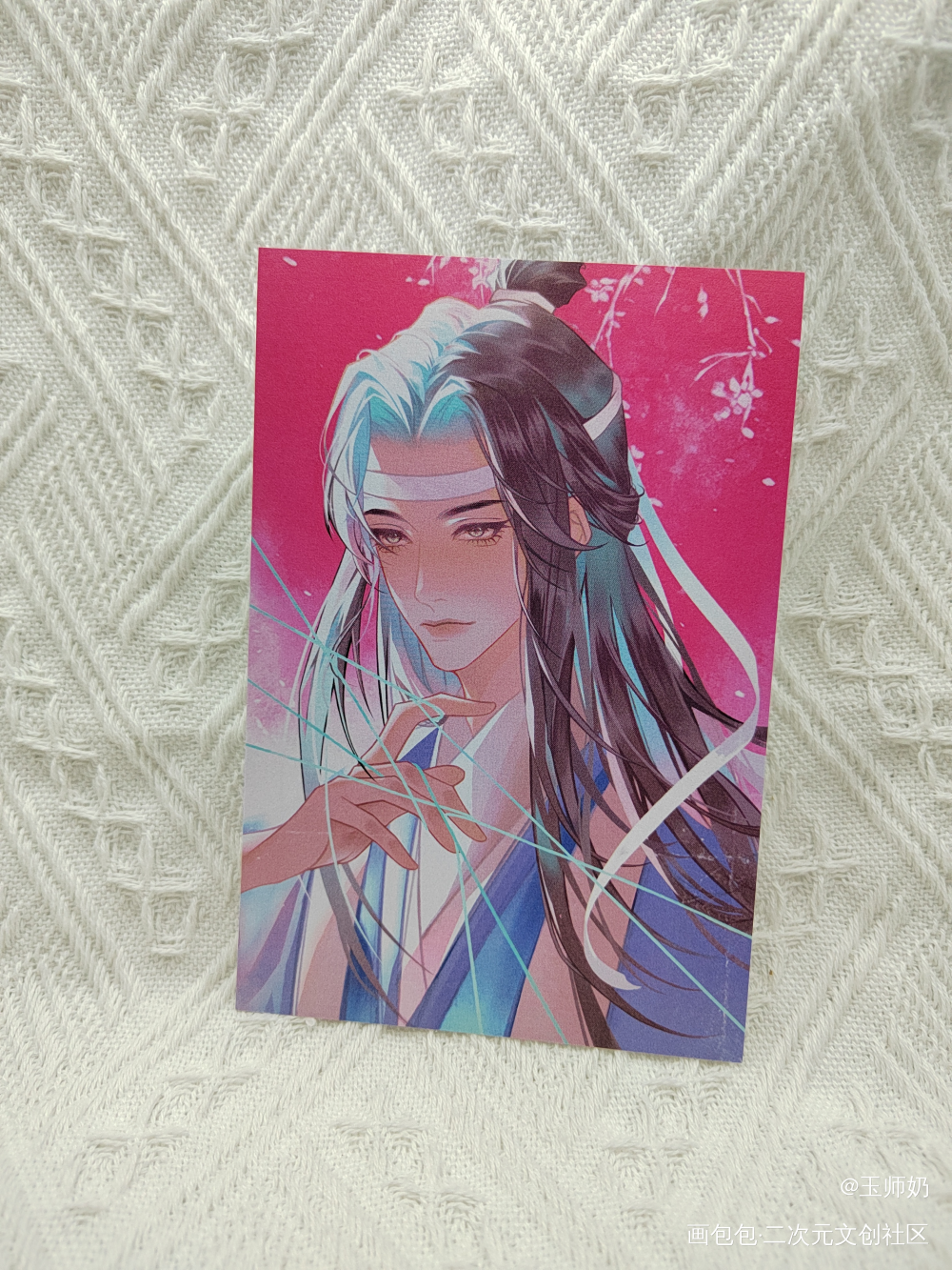 _授权返图忘羡蓝忘机·魔道祖师蓝忘机古风绘画作品