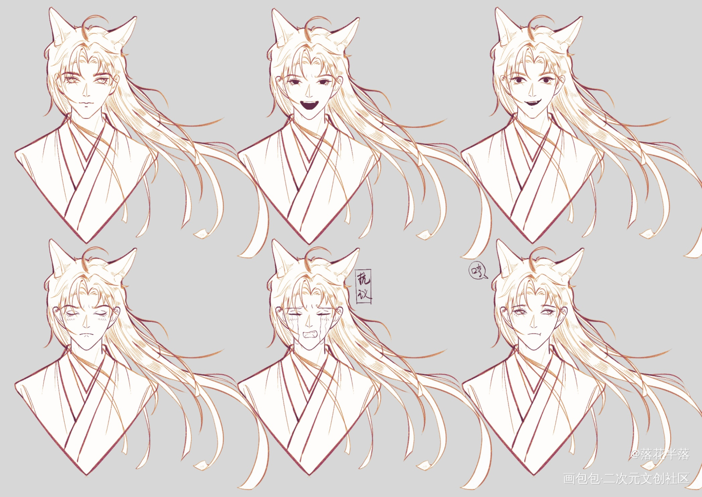 狐羡_魔道祖师魏无羡·魔道祖师绘画作品