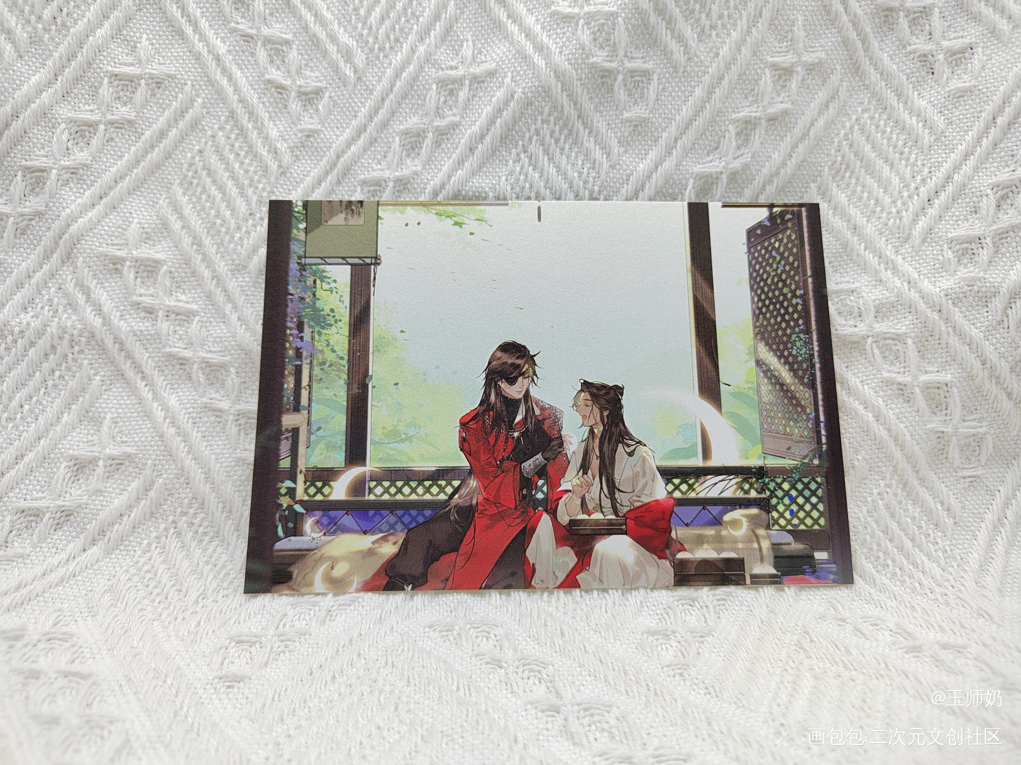 _授权返图花怜花城·天官赐福谢怜·天官赐福古风墨香铜臭绘画作品