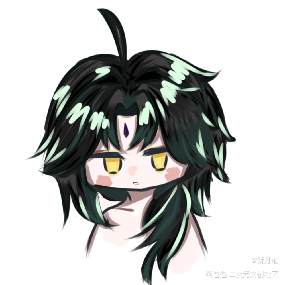 原神.魈_原神Q版绘画作品