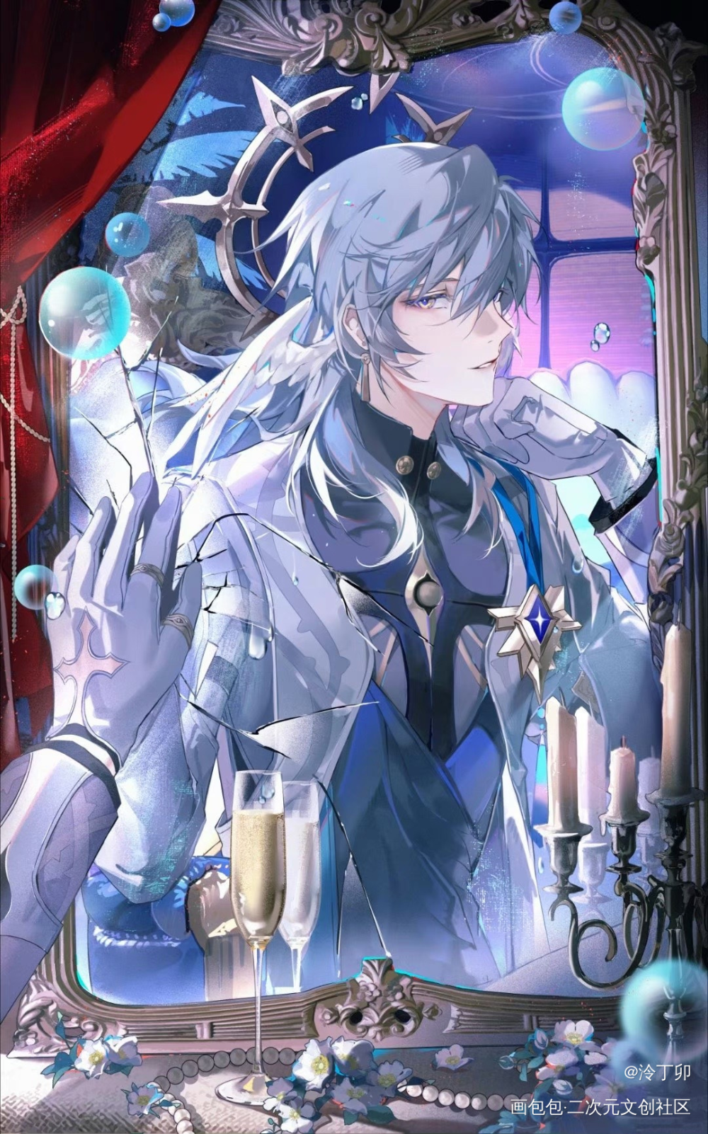 神不在的星期日_崩坏星穹铁道宣图绘画作品