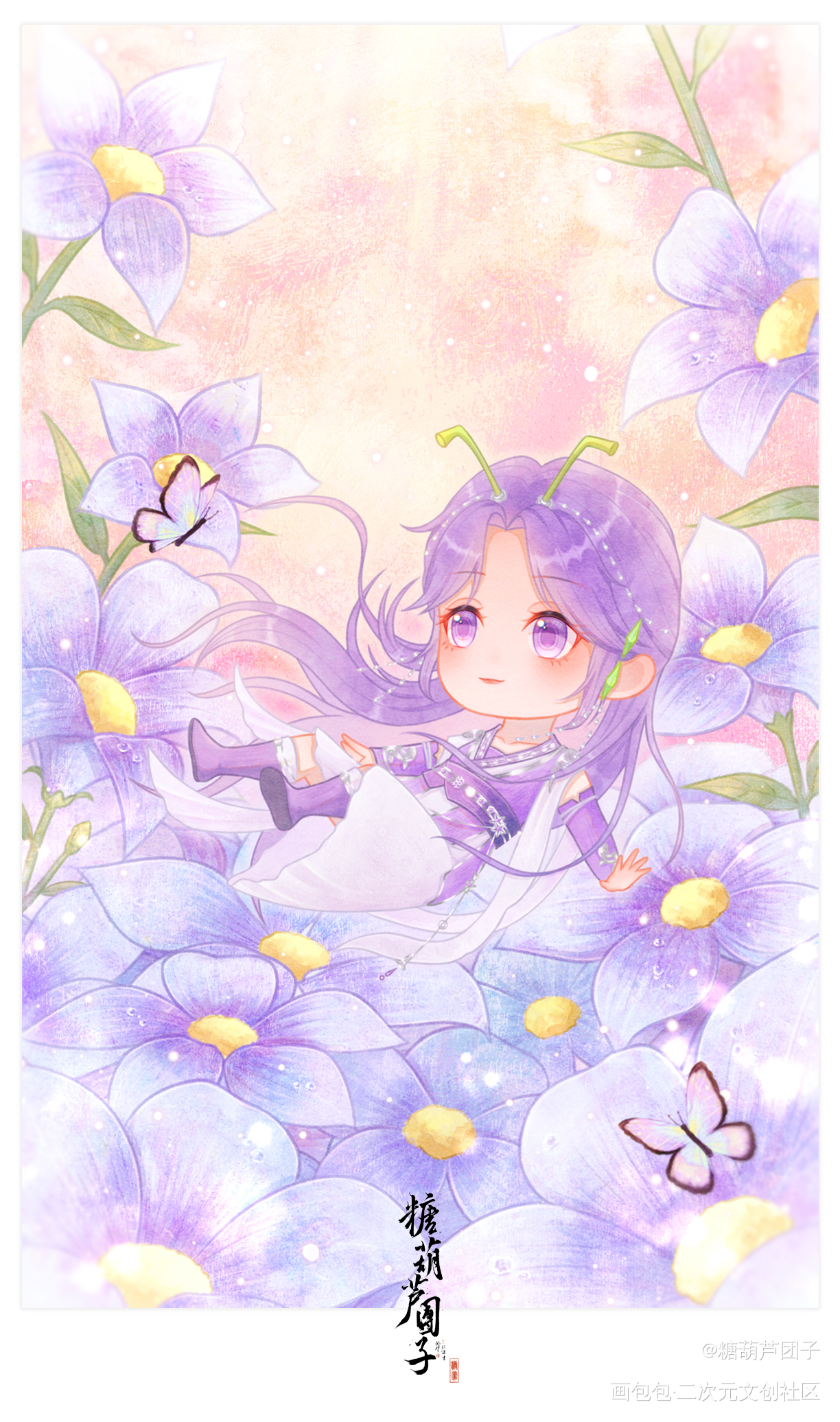 发个解禁稿_青飘飘插画Ｑ版绘画作品
