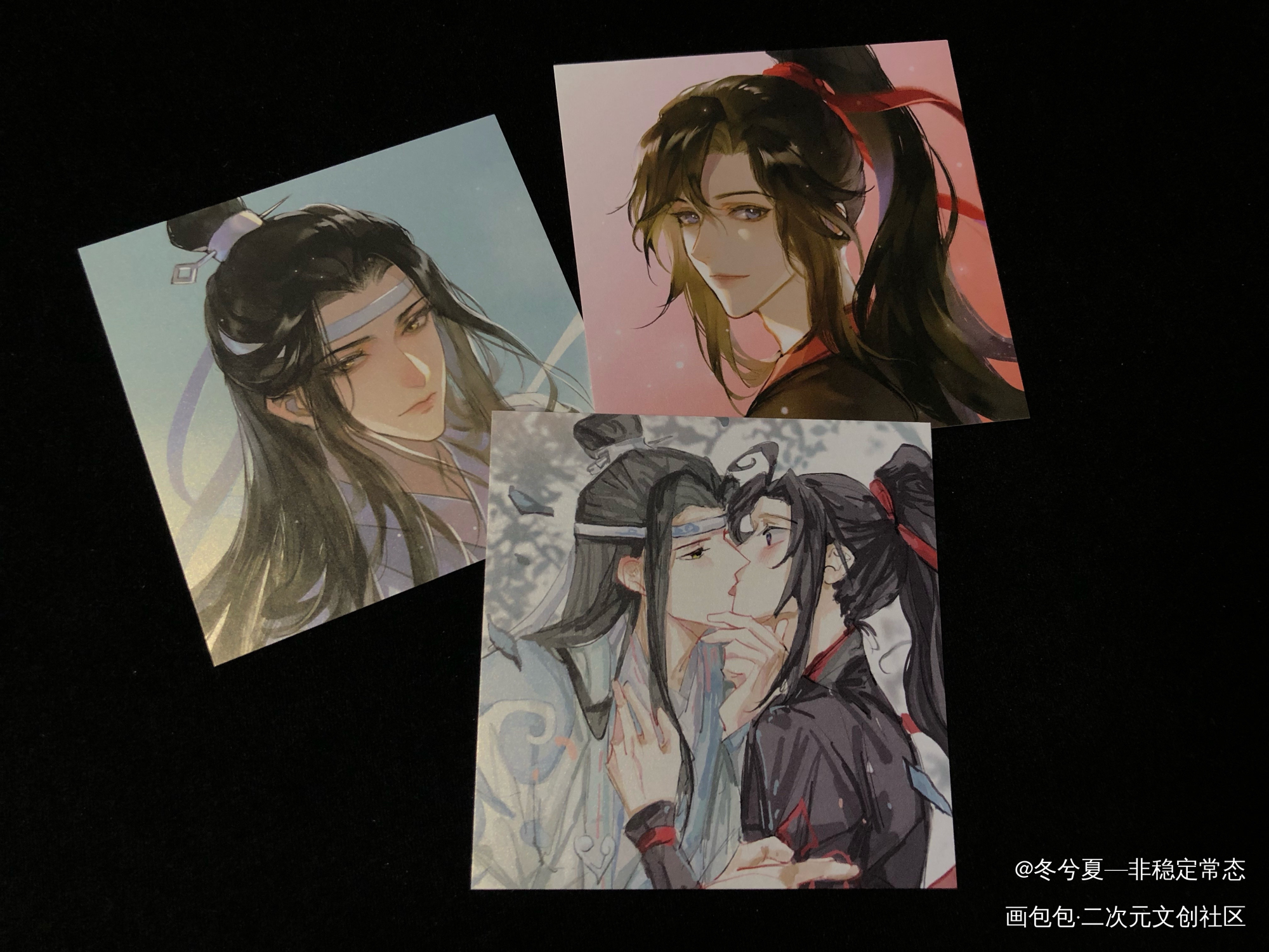 _天官赐福魔道祖师无料返图穿书自救指南冰秋花怜忘羡绘画作品