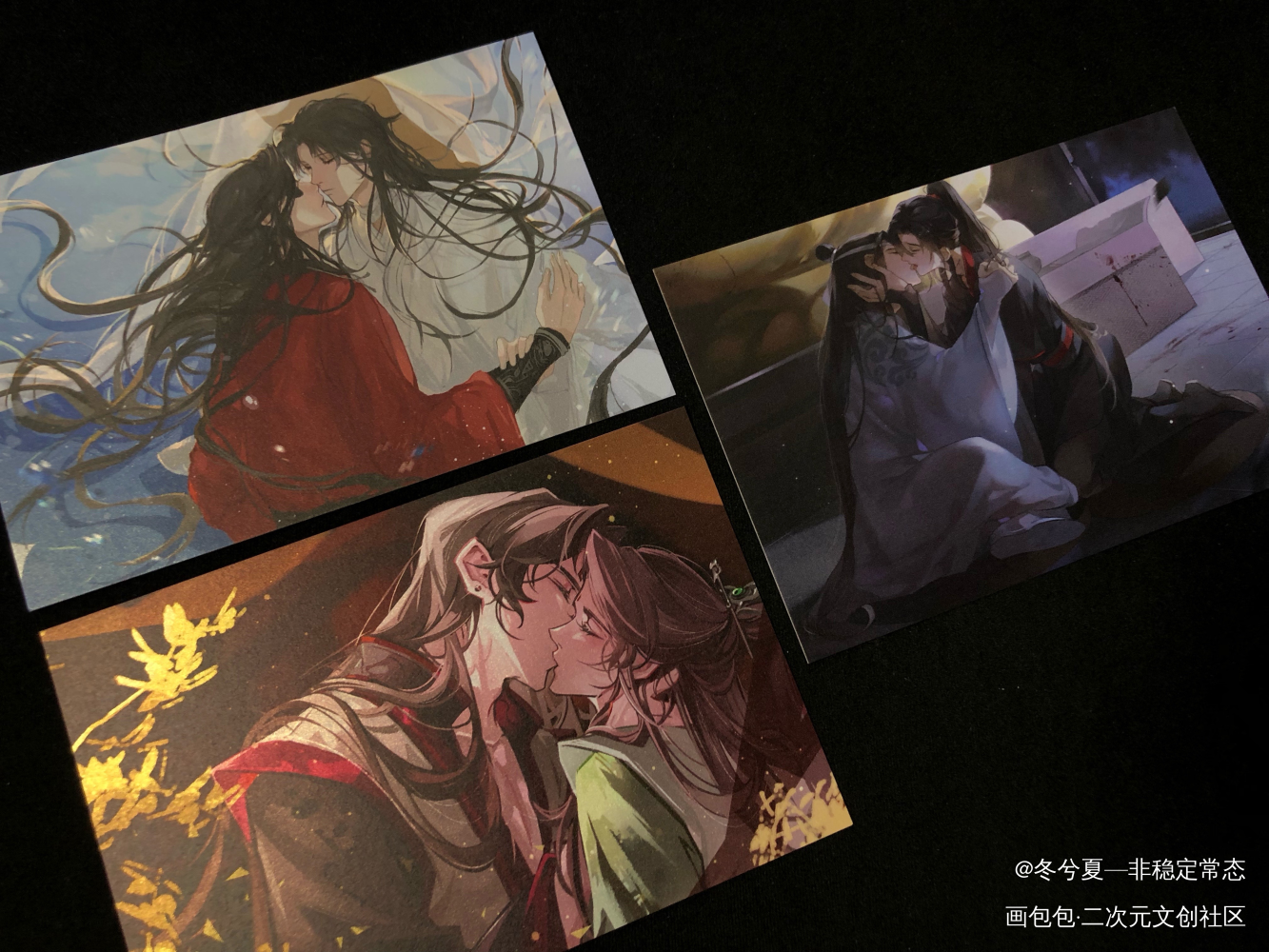 _天官赐福魔道祖师无料返图穿书自救指南冰秋花怜忘羡绘画作品