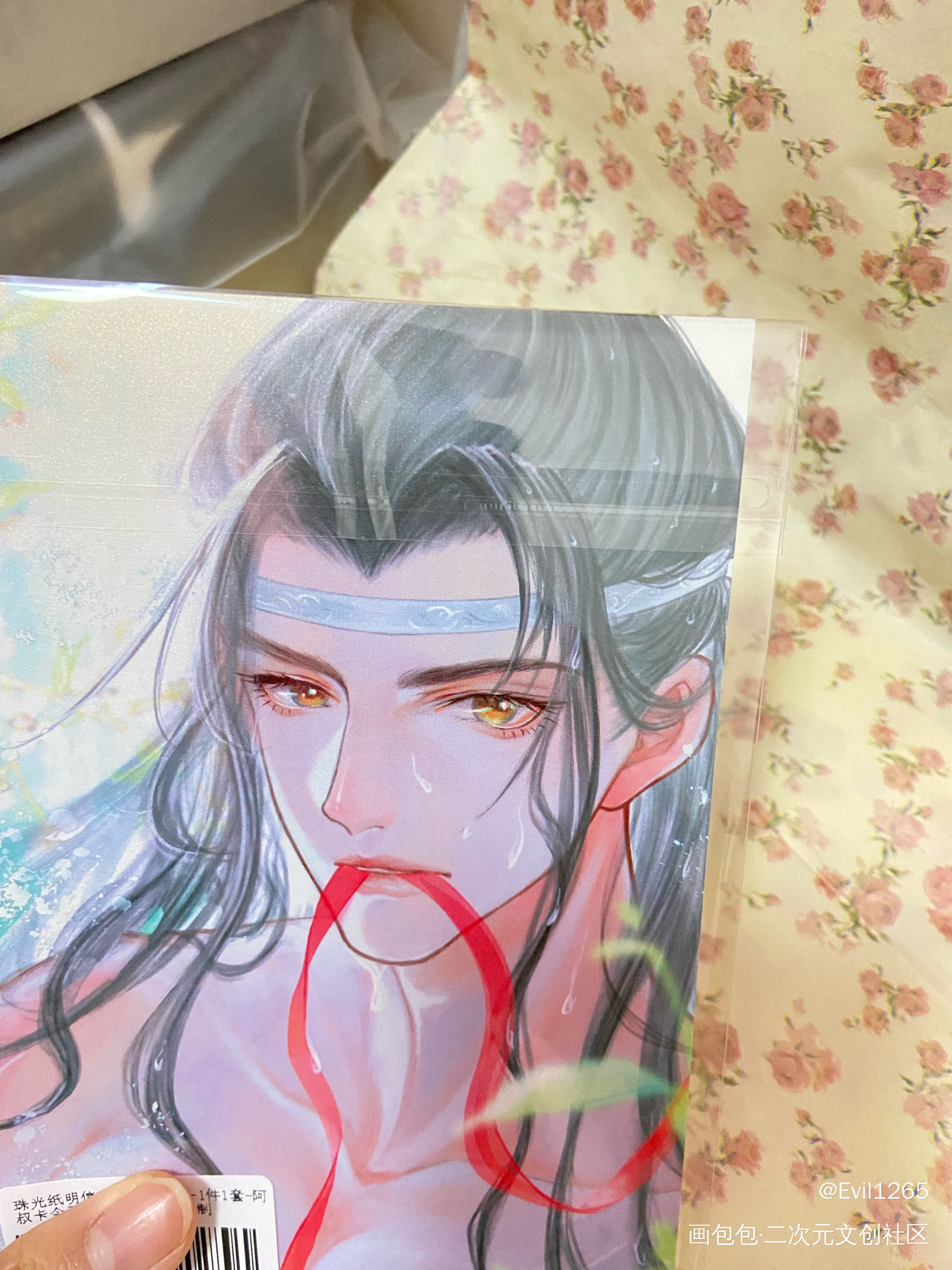 蓝二公子嘿嘿୧(๑•̀⌄•́๑)૭_魔道祖师授权返图绘画作品